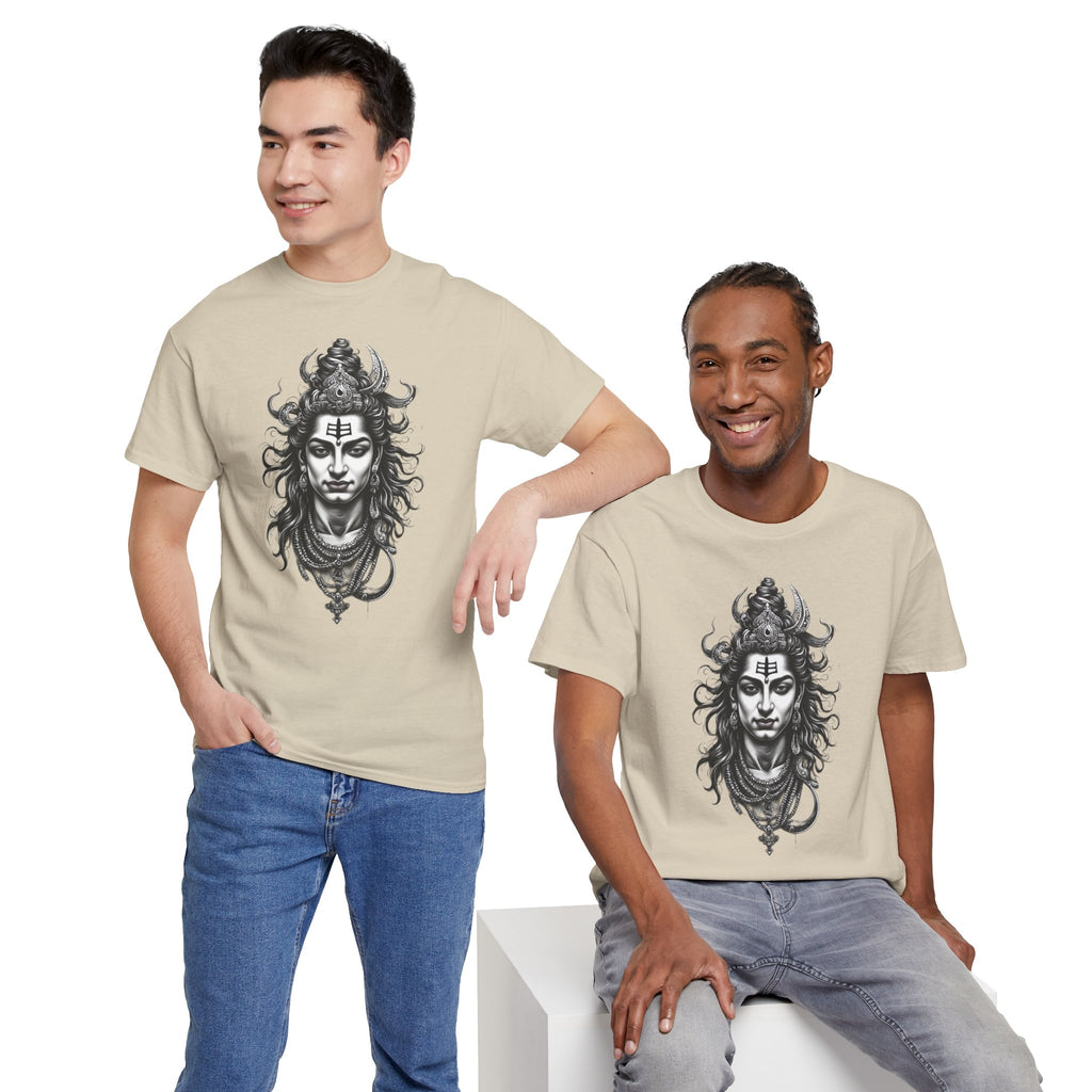 Shiva Portrait Tee — Hindu God Shiva Graphic T-Shirt