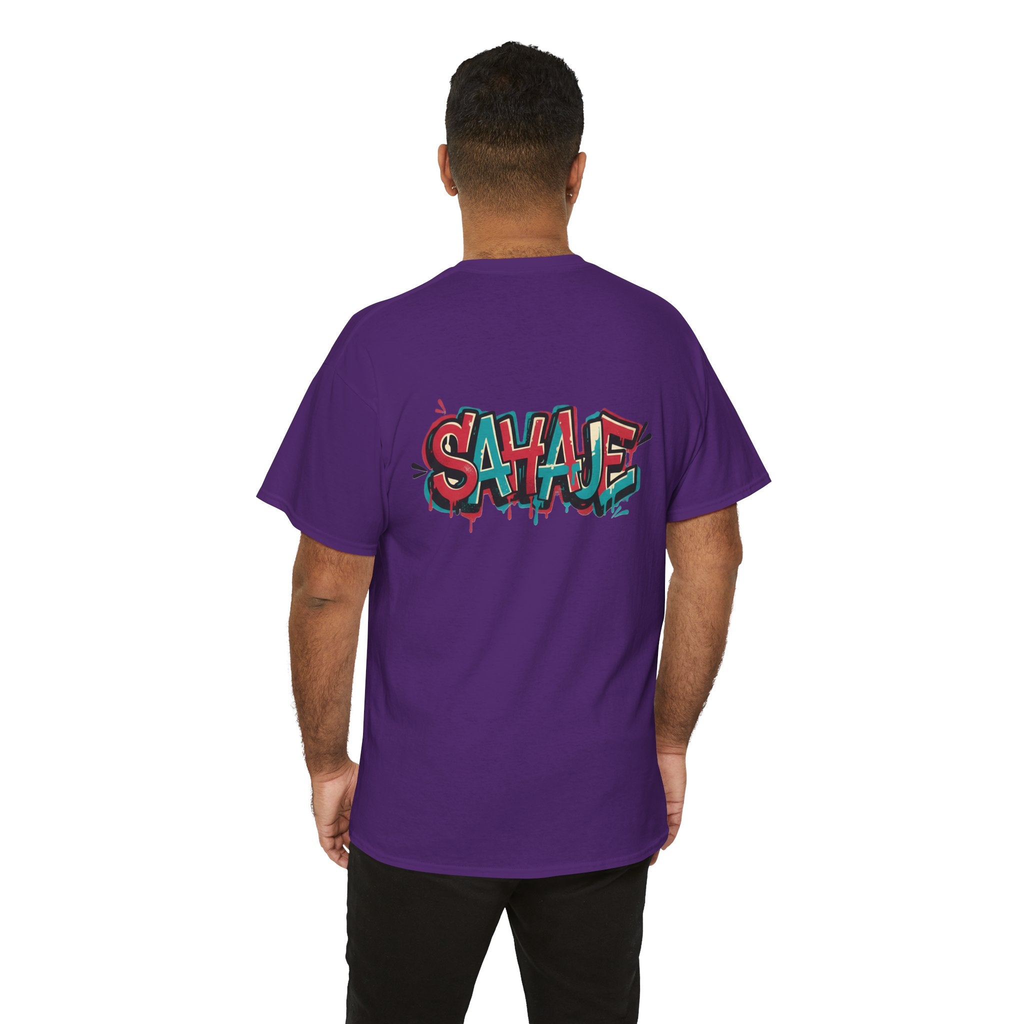Graffiti "SAVAJE" Tee - Urban Streetwear Graphic T-Shirt