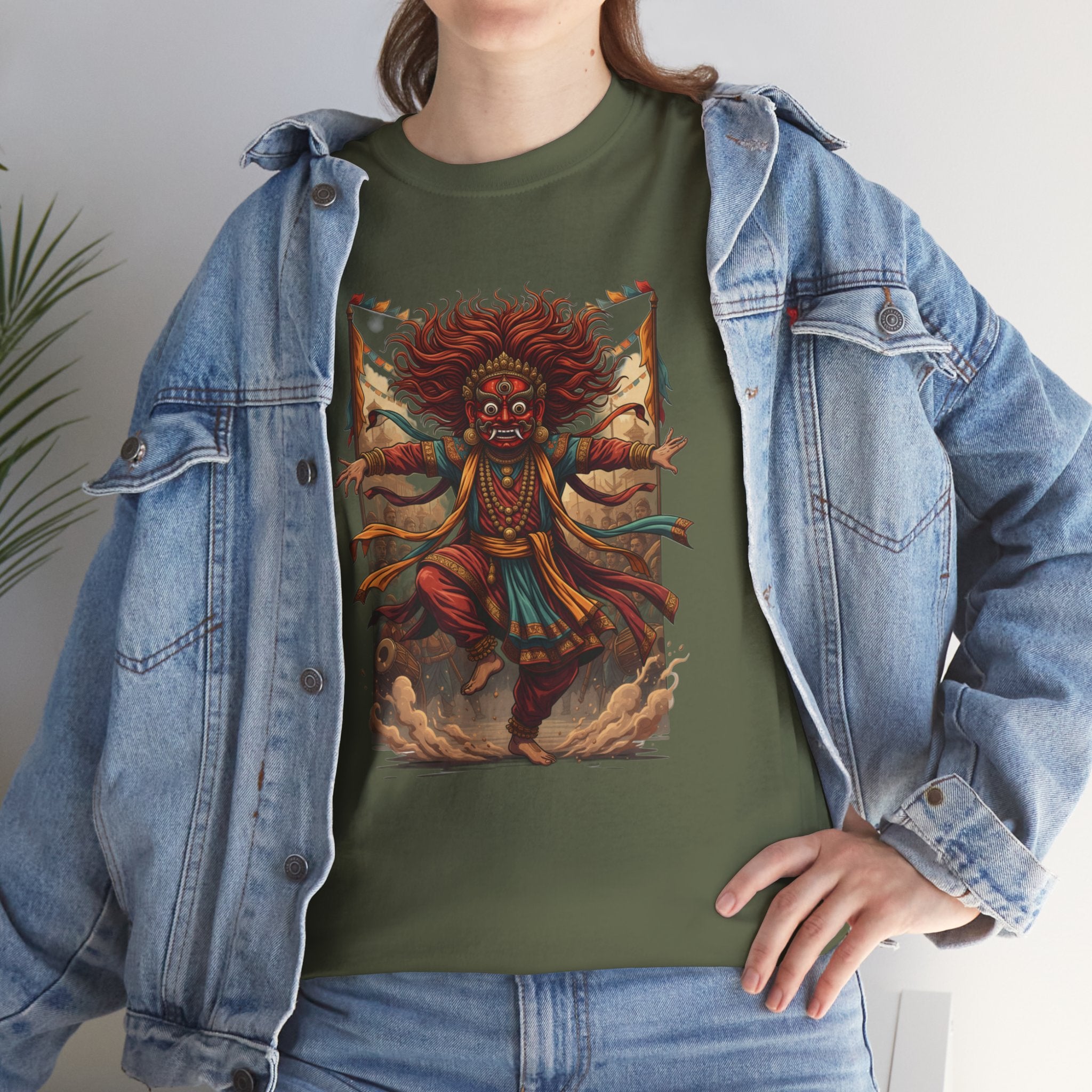 T-Shirt — Tribal Dancer Graphic Tee (Native Spirit Warrior Art)
