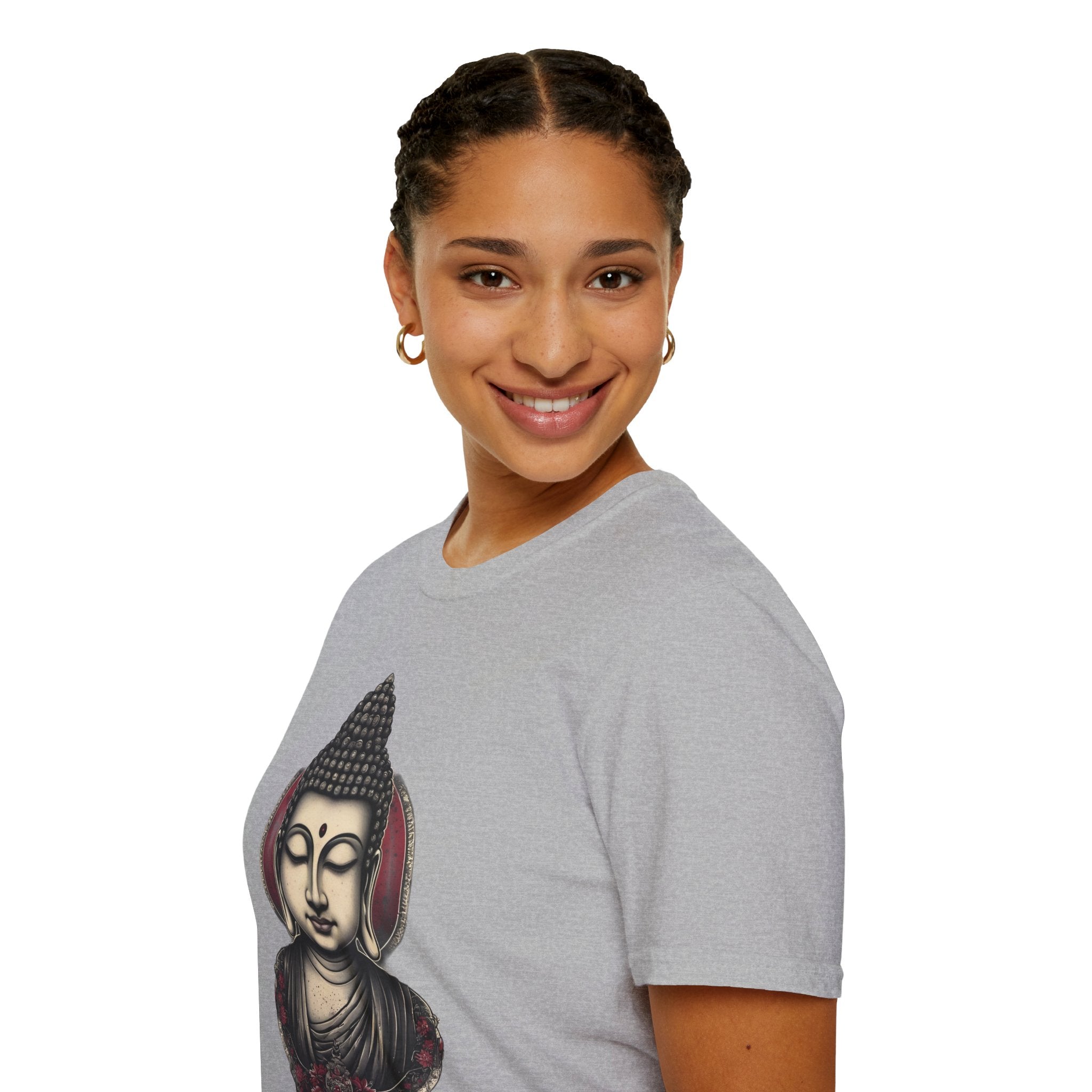 Buddha Portrait T-Shirt — Zen Meditation Graphic Tee
