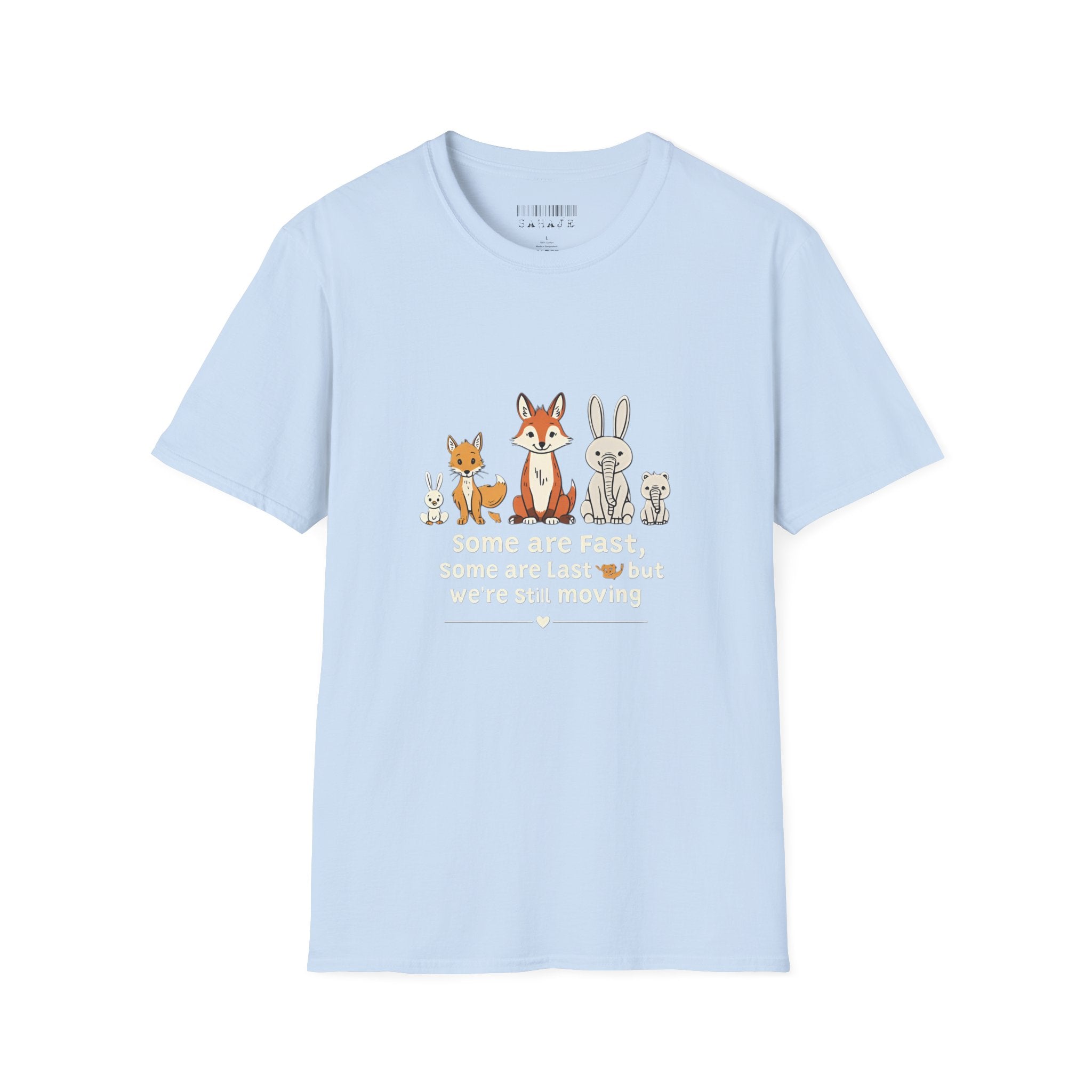 Woodland Friends T-Shirt — Cute Fox, Bunny & Squirrel Graphic