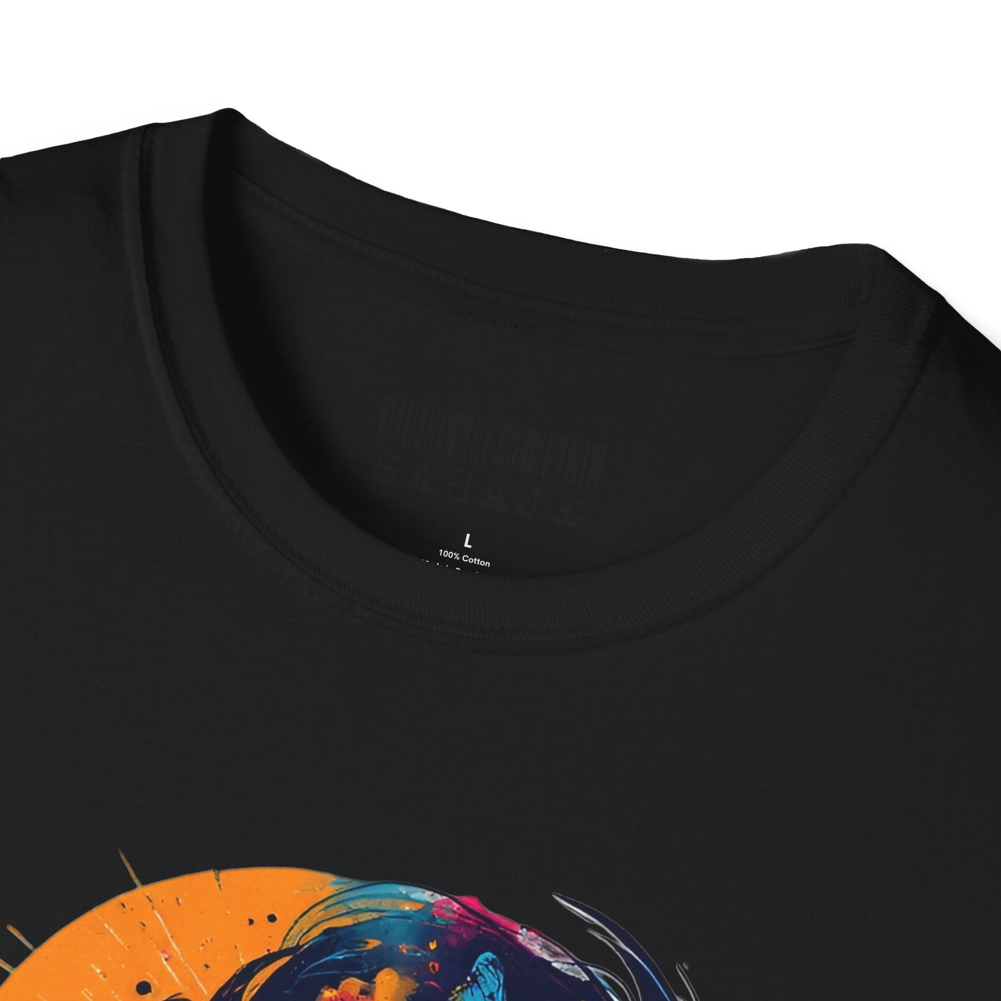 Butterfly Silhouette T-Shirt — Colorful Psychedelic Profile Tee