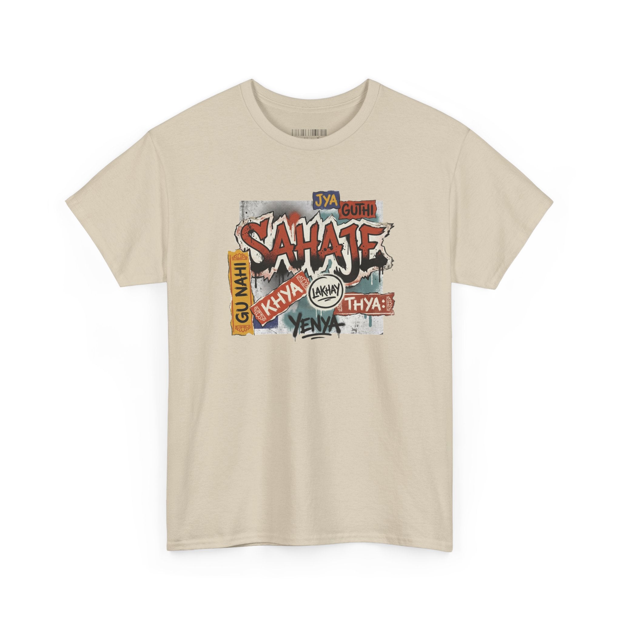 Shahje Graffiti Logo Tee - Urban Retro Streetwear T-Shirt