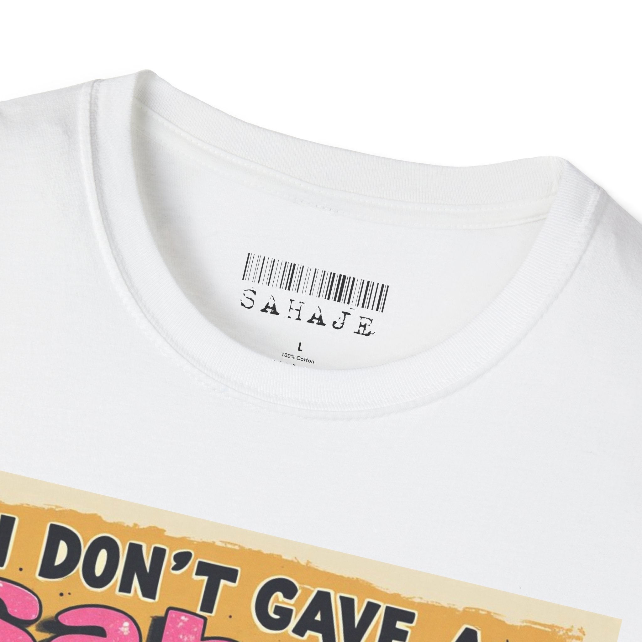 Don’t Give a Satrage T-Shirt — Funny Mouse & Donkey Cartoon Tee