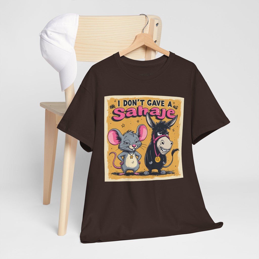 I Don't Give A Snair! Tee — Funny Mouse & Cat Graphic T-Shirt