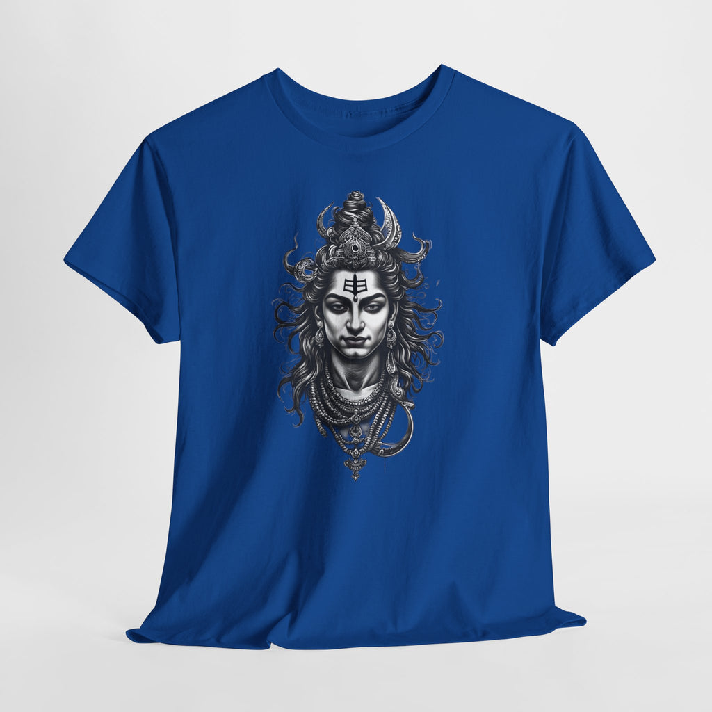 Shiva Portrait Tee — Hindu God Shiva Graphic T-Shirt