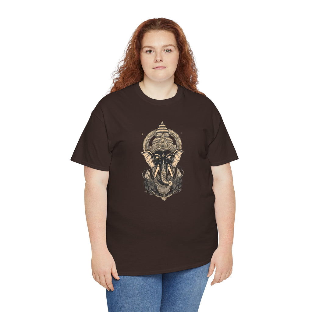 Elephant Mandala T‑Shirt — Spiritual Ganesha-Inspired Graphic Tee