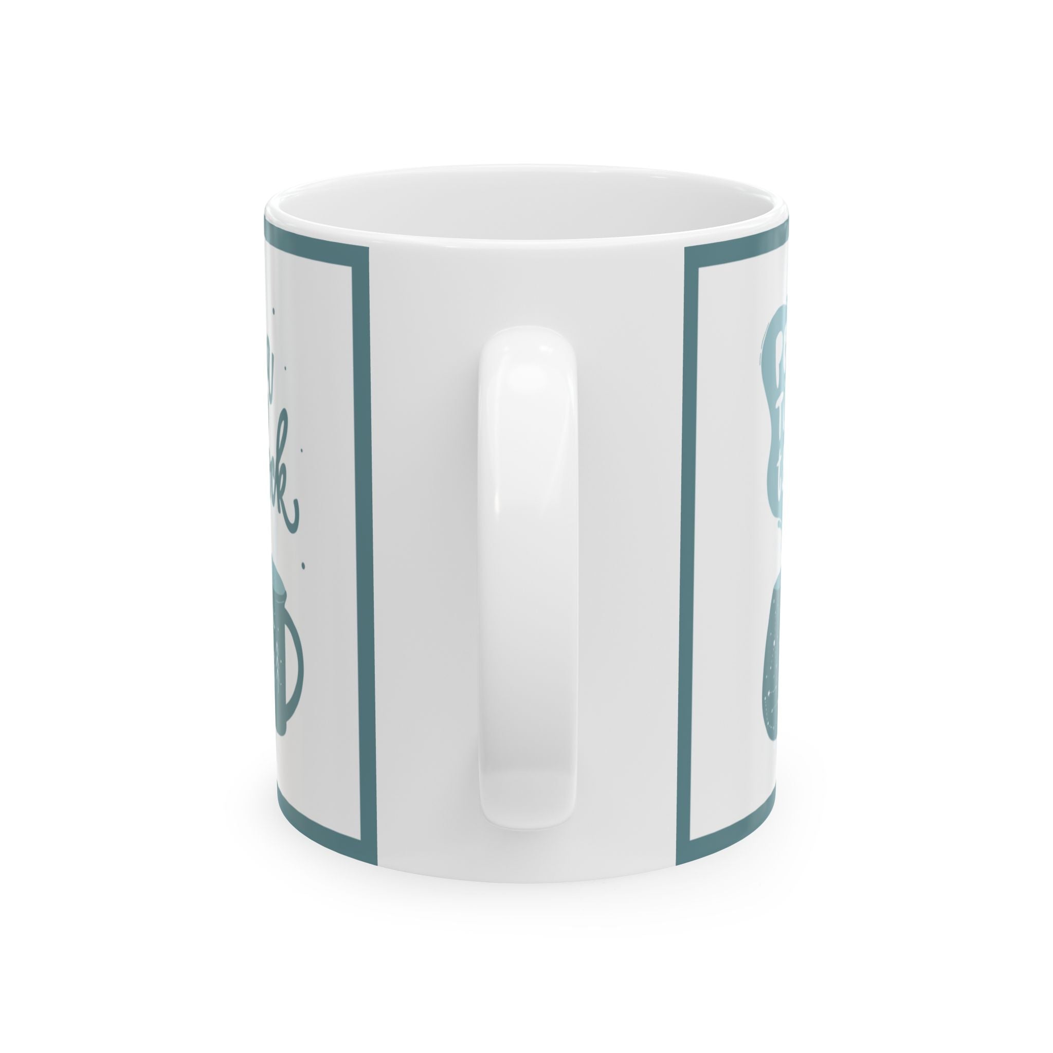 Ceramic Tea Time Mug, Cozy Coffee Cup, Perfect Gift for Tea Lovers, Unique Kitchen Decor, Cute Beverage Container