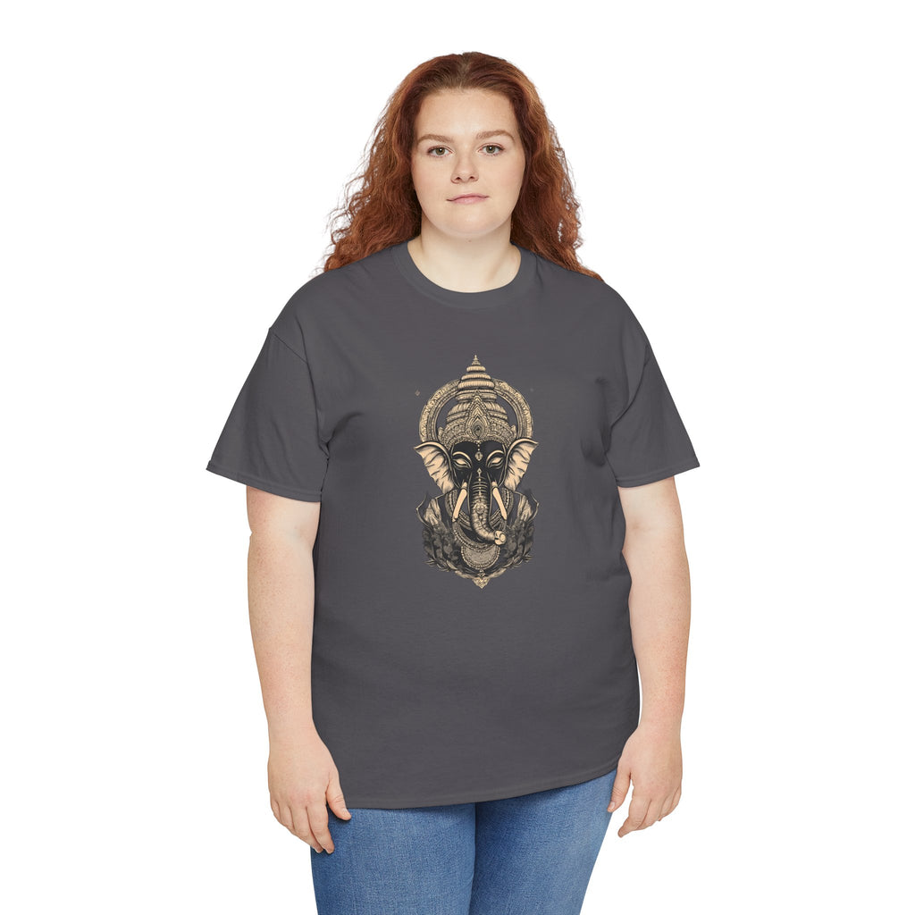Elephant Mandala T‑Shirt — Spiritual Ganesha-Inspired Graphic Tee