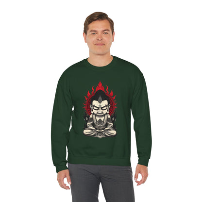 Buddha Flame Crewneck Sweatshirt