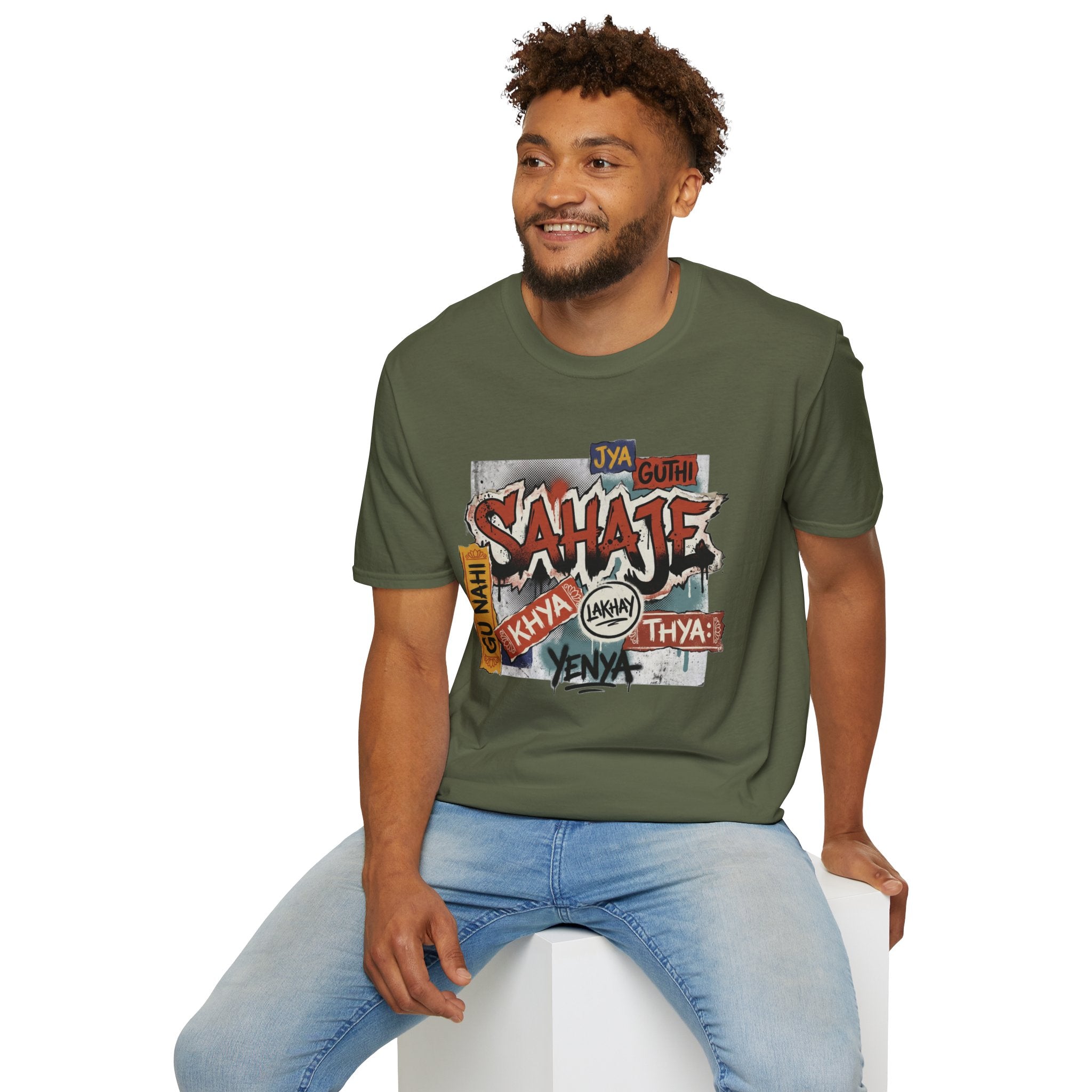 T-Shirt , Sahaje brand's Streetwear , local craftmanship - Perfect gift for Men and Women
