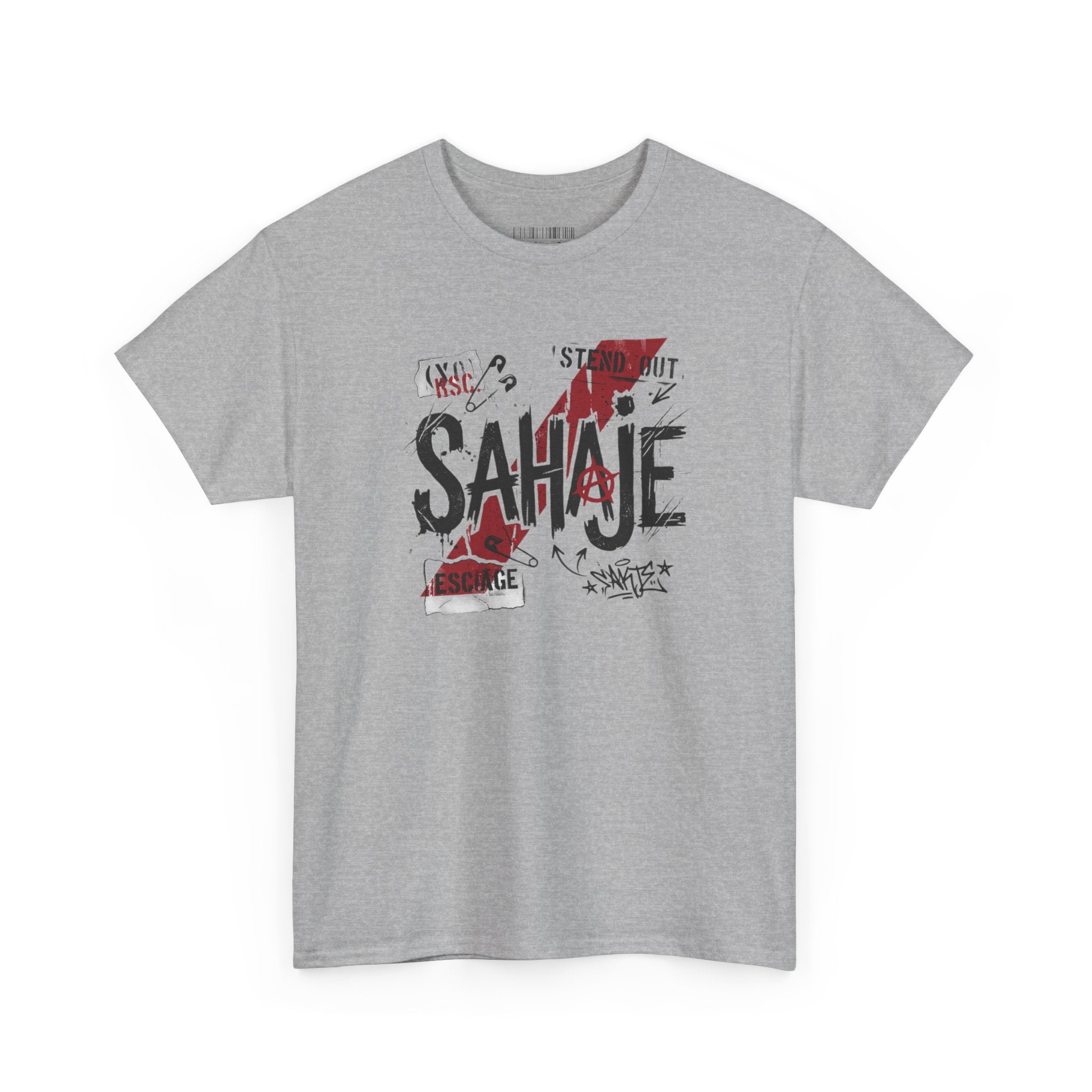 Sahaje Graphic Tee — Street Art Urban Casual T-Shirt