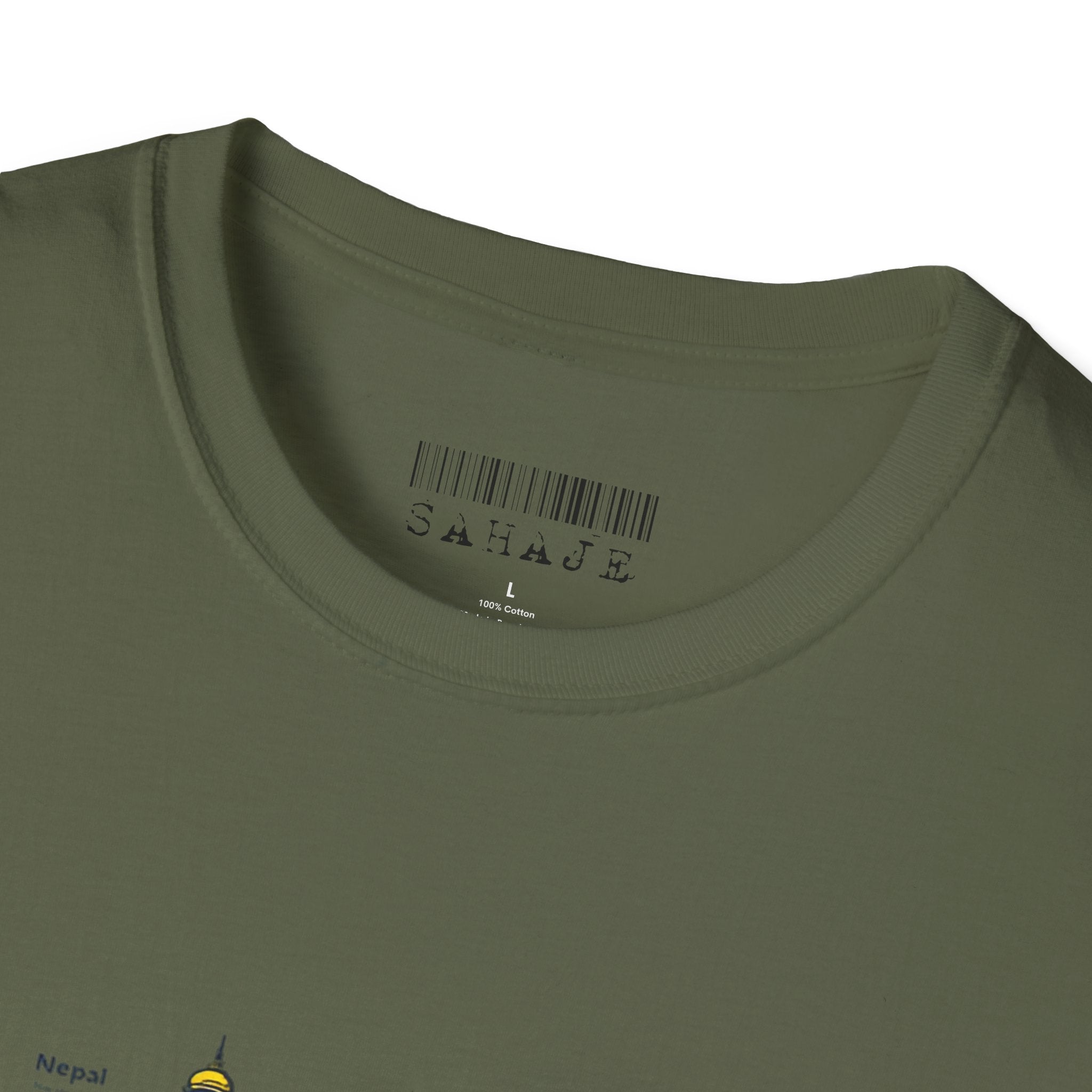 Nepal Temple Skyline T-Shirt – Nepali Cultural Heritage Graphic Tee, Travel & Spiritual Design