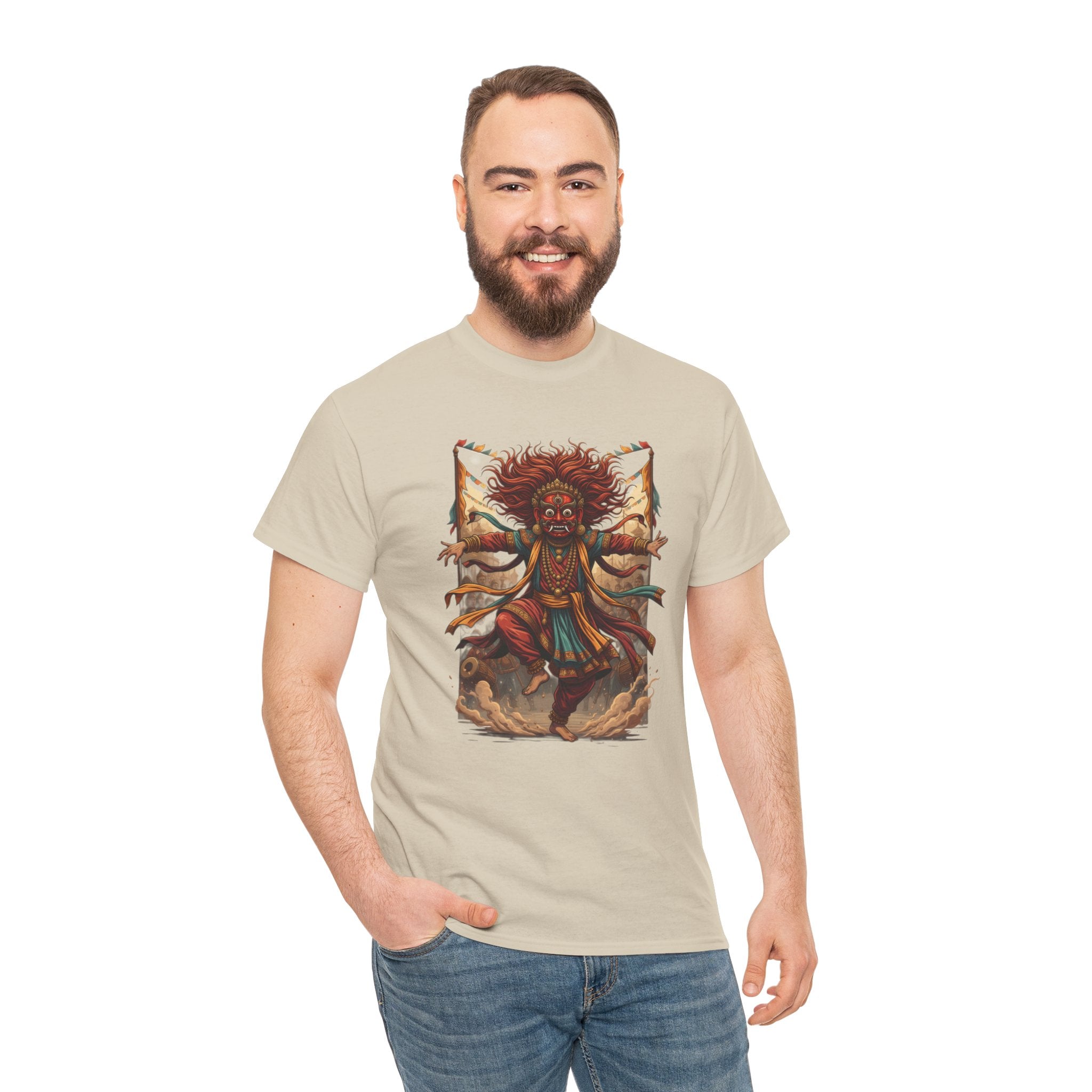 T-Shirt — Tribal Dancer Graphic Tee (Native Spirit Warrior Art)