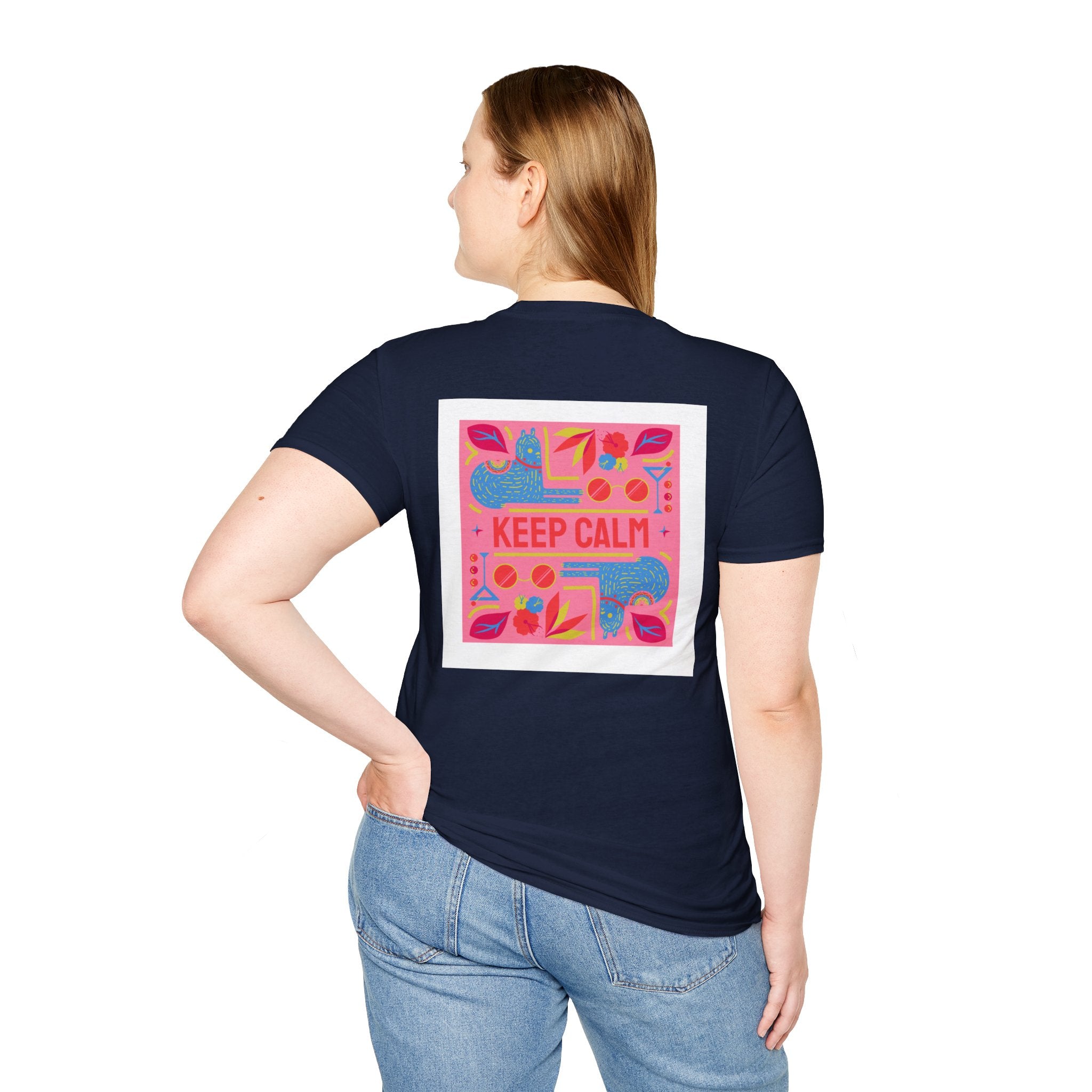 Keep Calm Floral Graphic T-Shirt