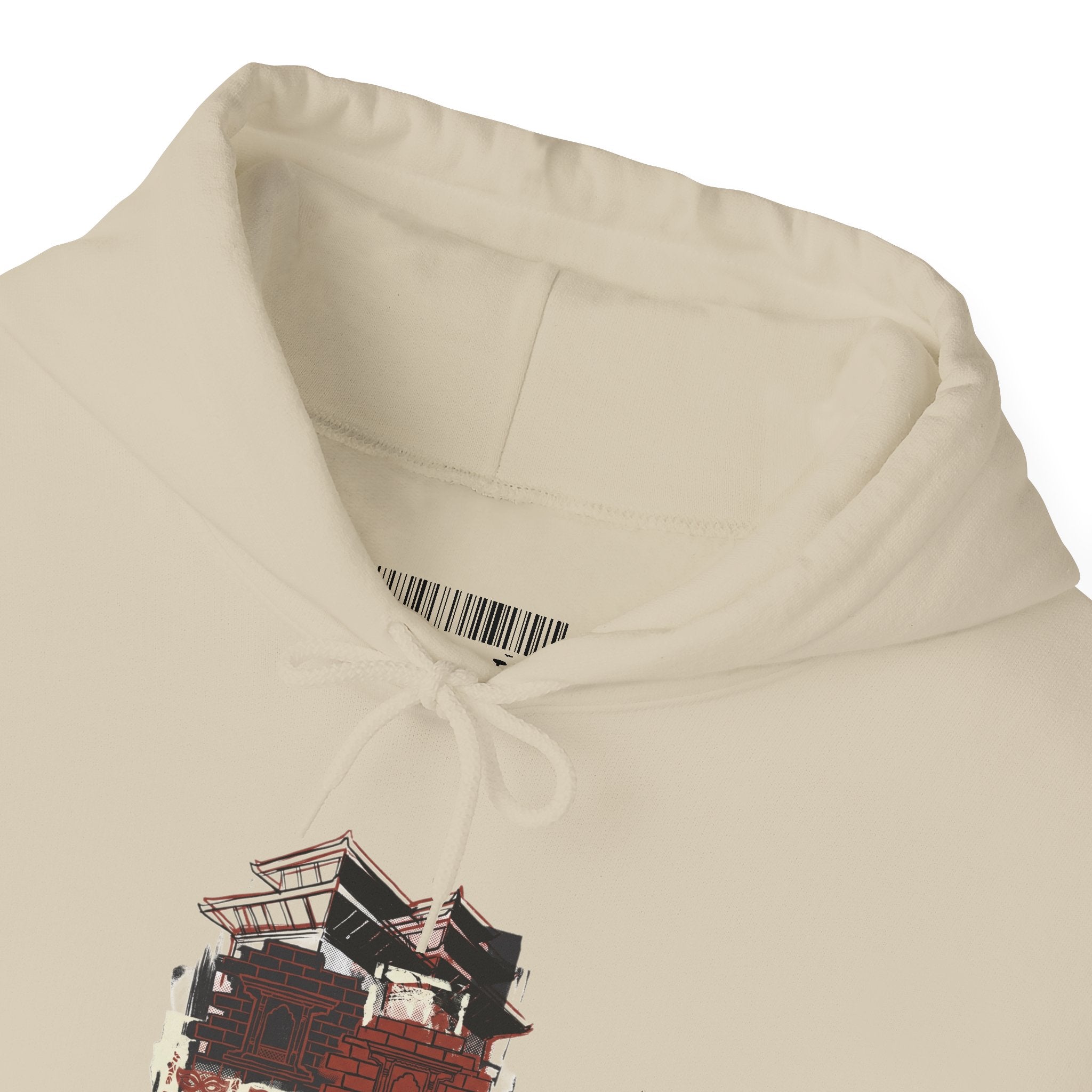 Hoodie — Vintage Urban Industrial Building Graphic Hoodie (Architectural Sketch)