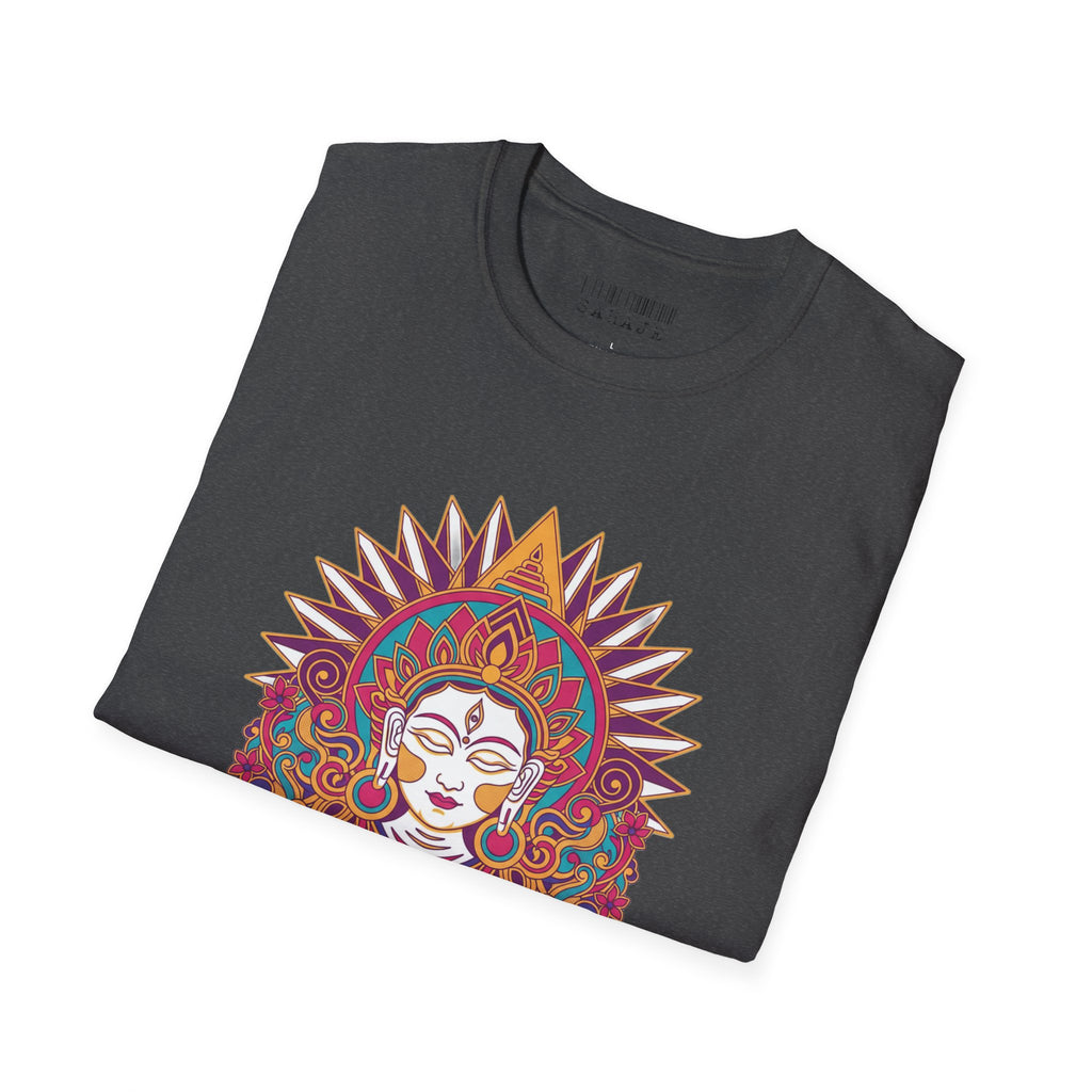 Mandala Goddess T-Shirt — Colorful Floral Spiritual Tee