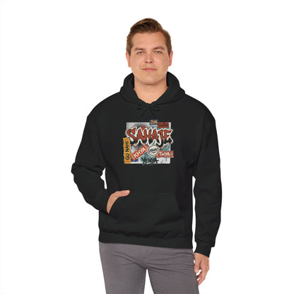 Hoodie — Retro Graffiti “Savage” Street Art Pullover