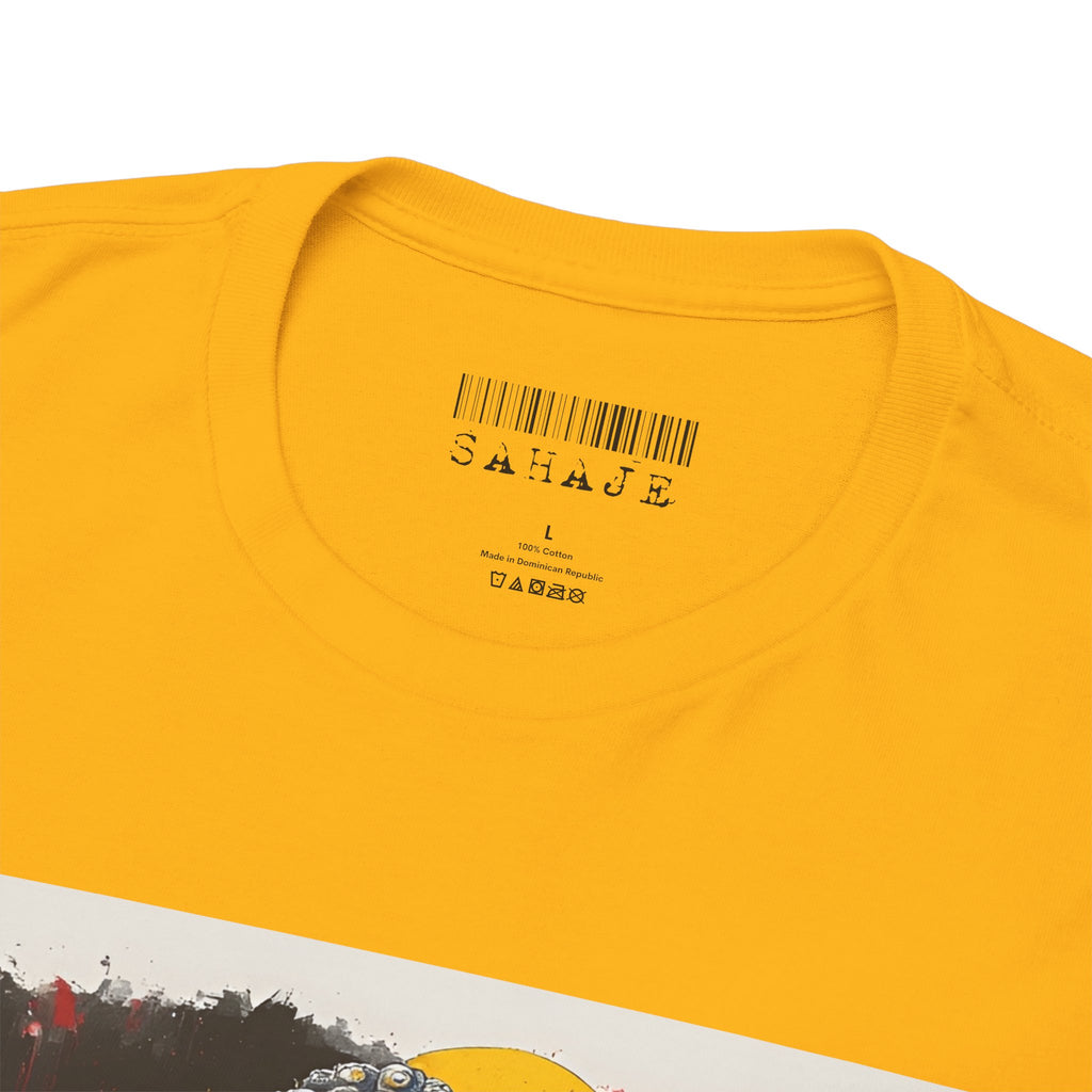 Buddha Peace Tee — Colorful Buddha & Doves Graphic T-Shirt