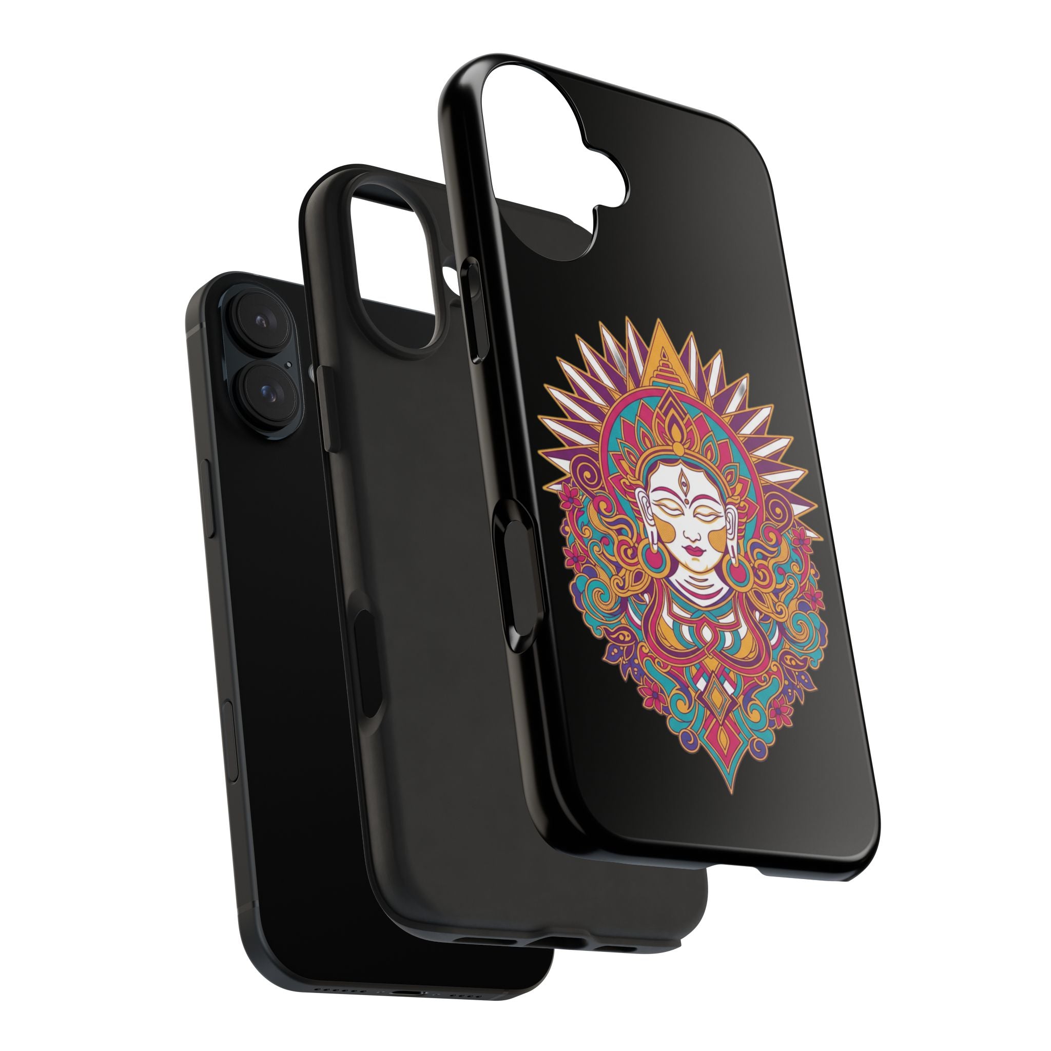 Buddha Mandala Tough Phone Case — Protective Spiritual iPhone Cover