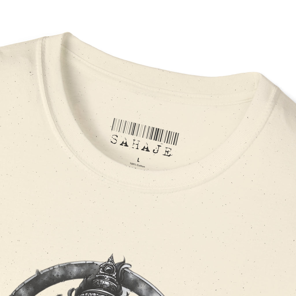 Shiva Portrait T‑Shirt – Intricate Hindu Deity Art Tee