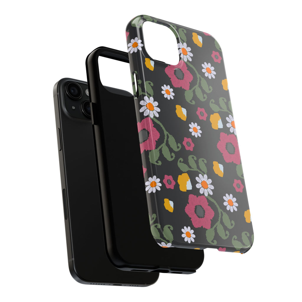 Floral Tough Phone Cases | Vibrant Protection for Everyday Use | Gift for Her, Trendy Accessories, Birthday, Mother's Day