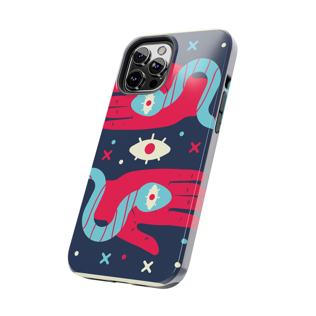 Vibrant Tough Phone Cases with Unique Eye Design, Durable Phone Cover, Trendy Accessories, Gift for Art Lovers, Unique Phone Protector