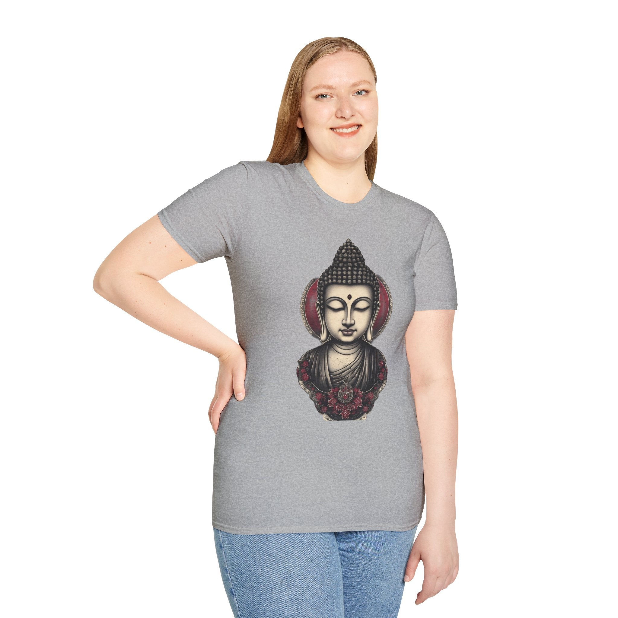 Buddha Portrait T-Shirt — Zen Meditation Graphic Tee