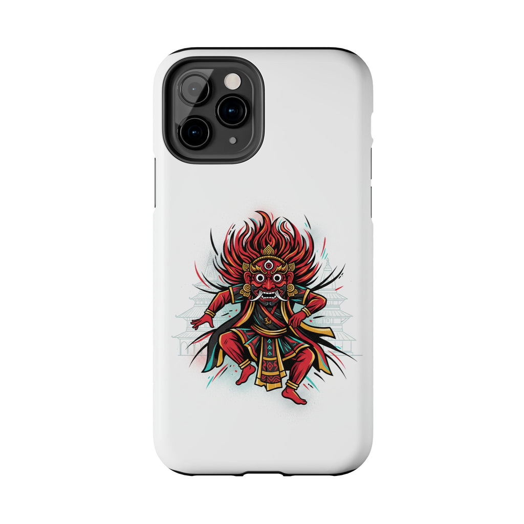 Bhairava Tough Phone Case — Bold Hindu Deity Protective Cover
