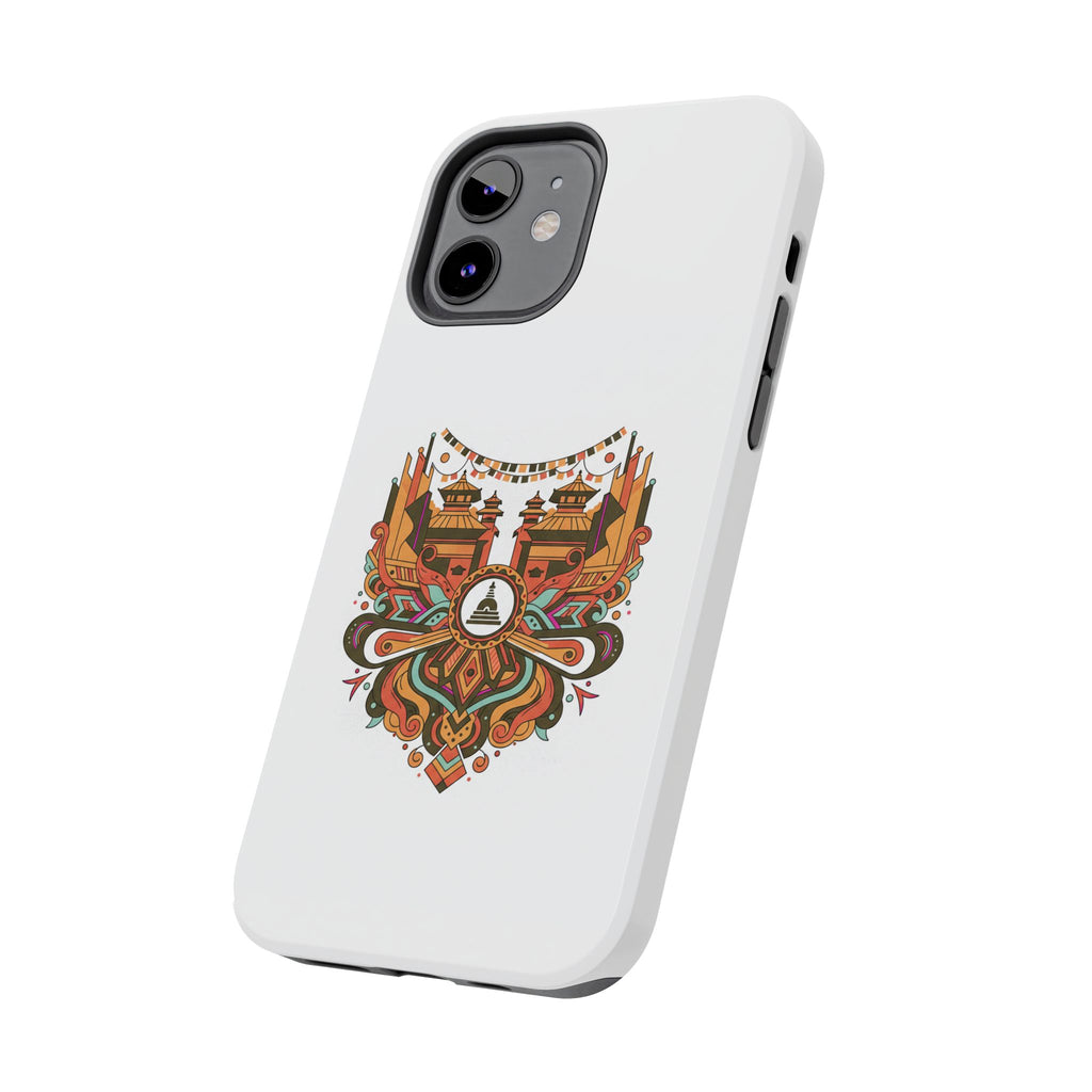 Tough Phone Case — Vintage Temple Mandala Design