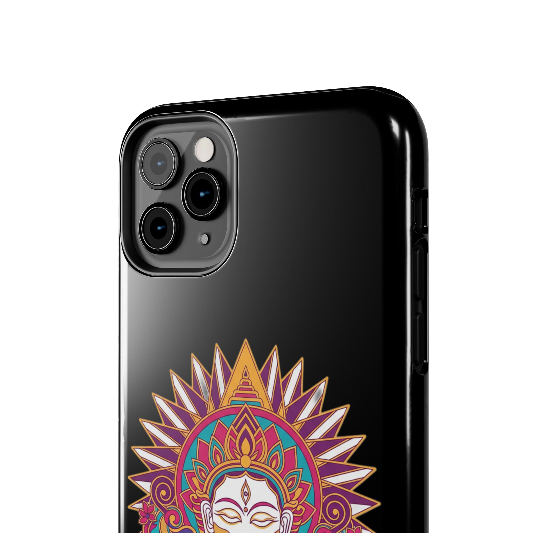 Buddha Mandala Tough Phone Case — Protective Spiritual iPhone Cover