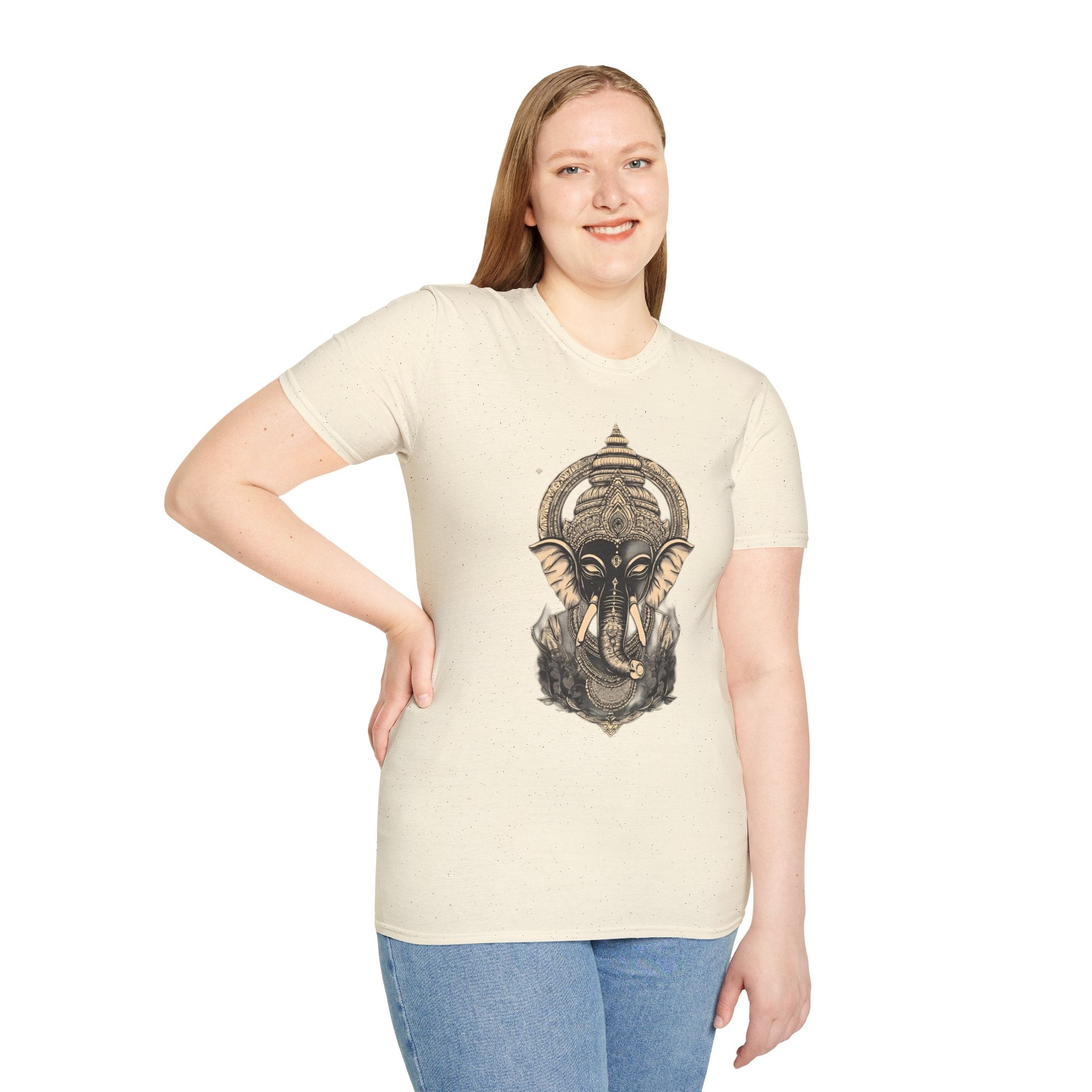 Ganesha Elephant Graphic T-Shirt