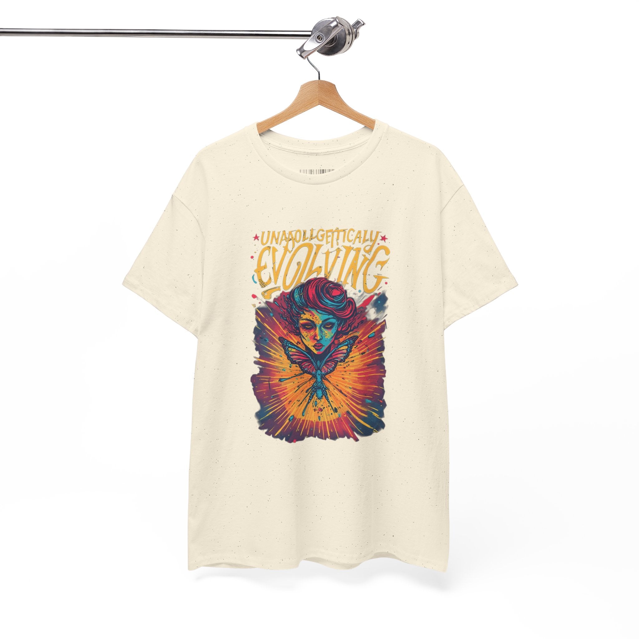 Evolving Alien Graphic Tee — "Unnaturally Evolving" Sci‑Fi Art T-Shirt