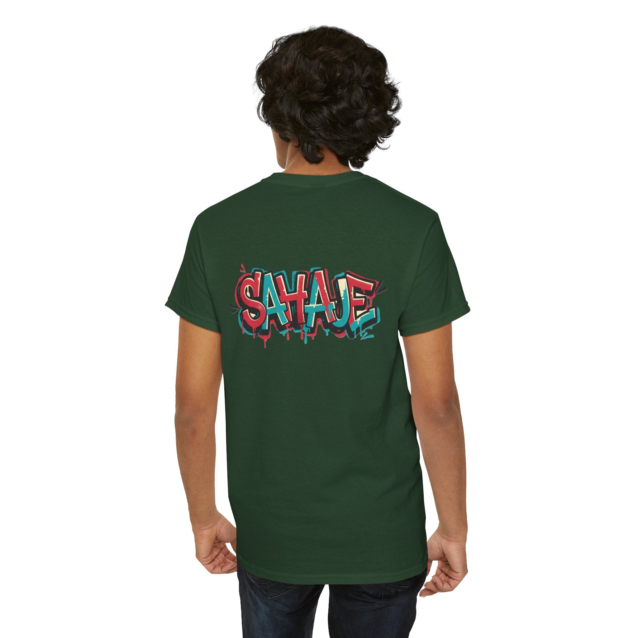 Graffiti "SAVAJE" Tee - Urban Streetwear Graphic T-Shirt