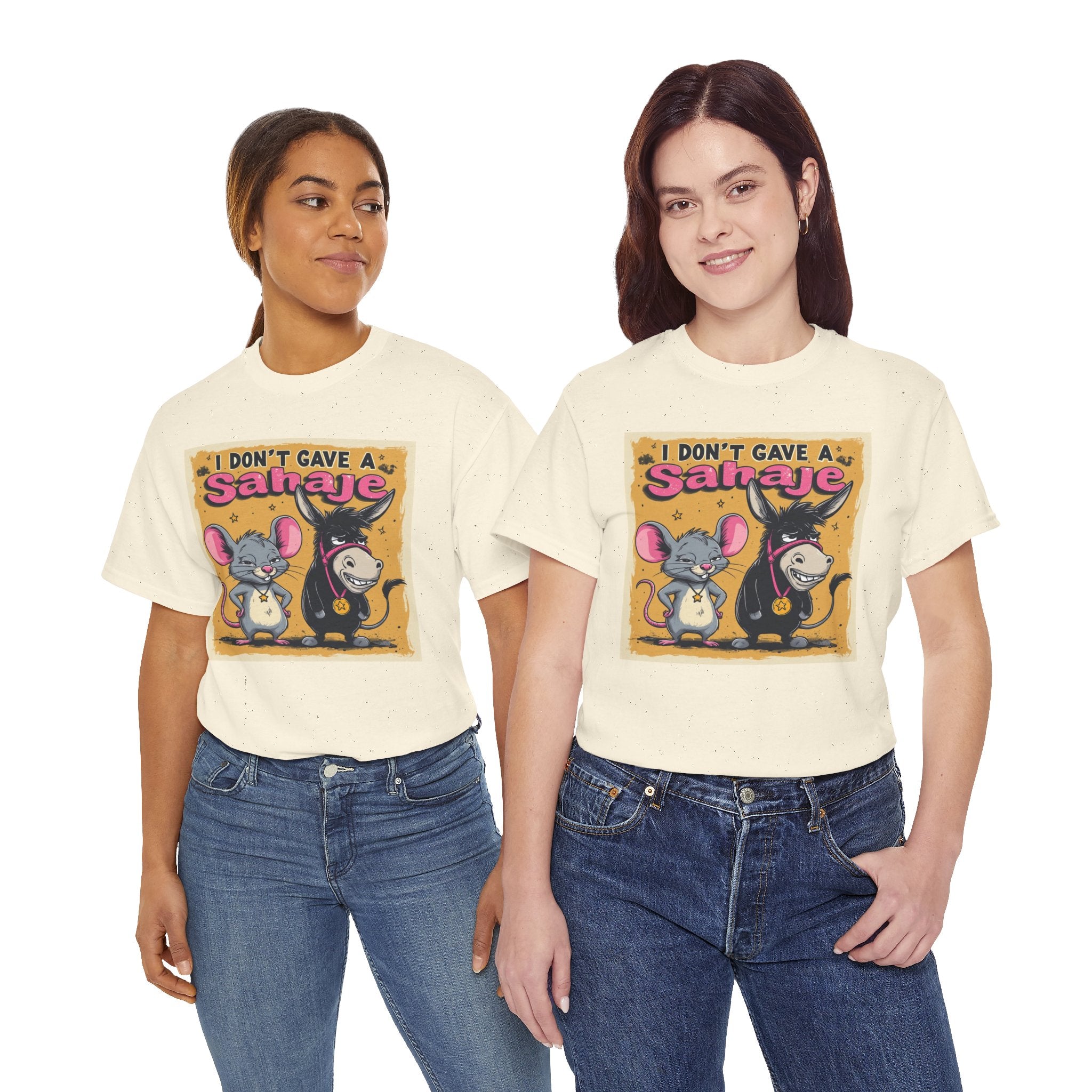 I Don't Give A Snair! Tee — Funny Mouse & Cat Graphic T-Shirt