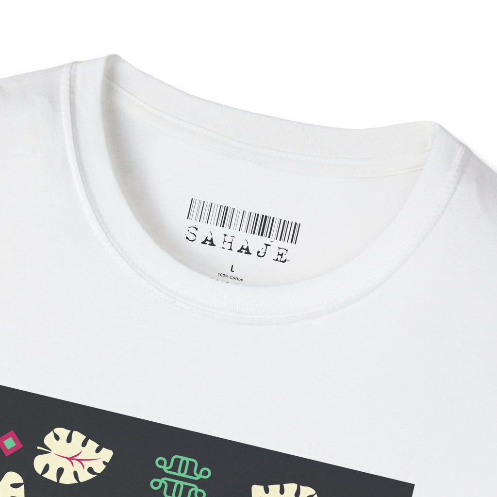 Mushroom Folk Art T-Shirt — Creepy Cute Pink Mushroom Design