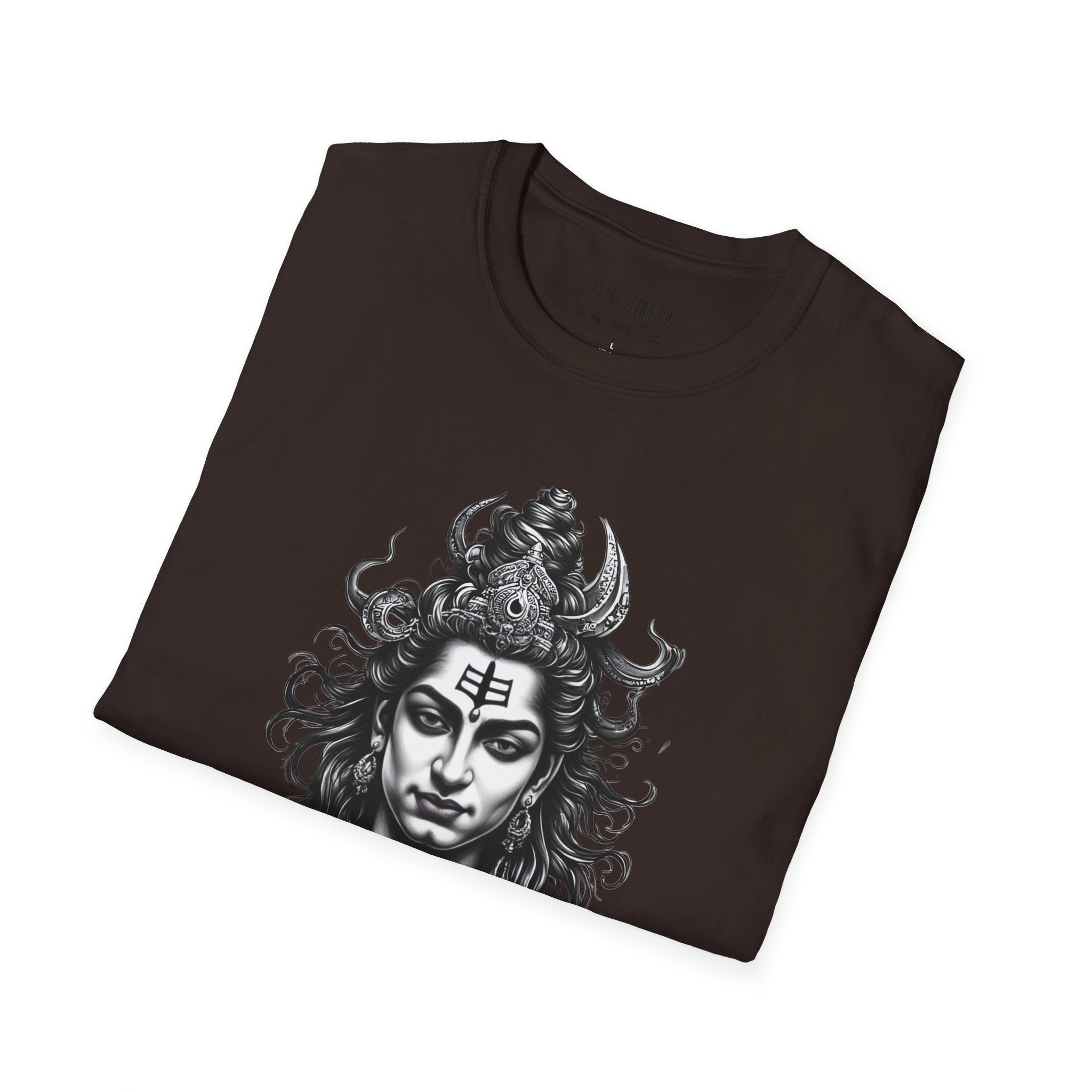 Shiva Portrait T-Shirt – Detailed Hindu Deity Graphic Tee