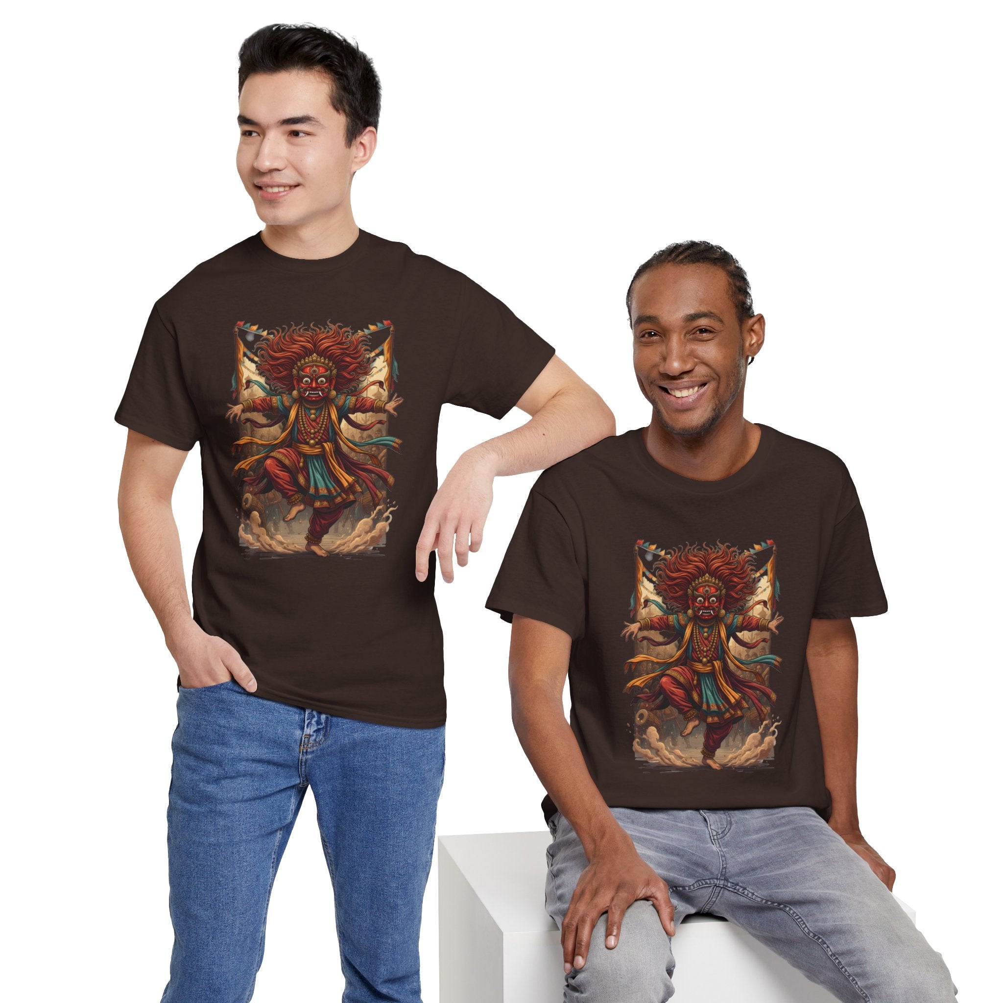 T-Shirt — Tribal Dancer Graphic Tee (Native Spirit Warrior Art)