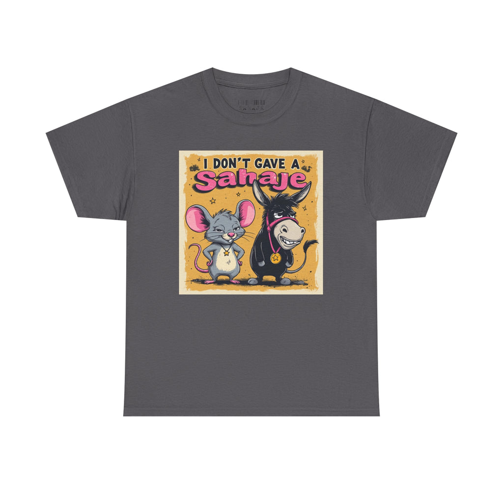 I Don't Give A Snair! Tee — Funny Mouse & Cat Graphic T-Shirt