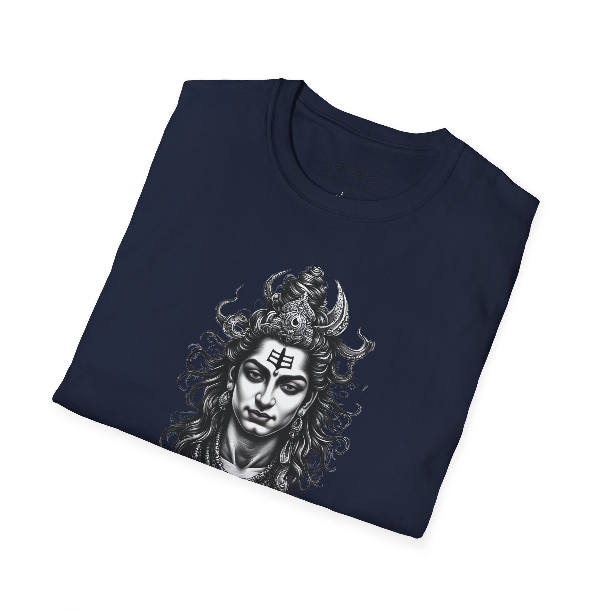 Shiva Portrait T‑Shirt — Hindu Deity Graphic Tee (Meditation, Yoga & Spiritual Wear)