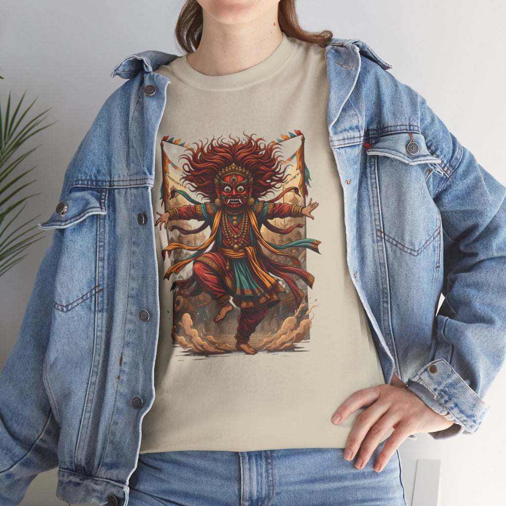 T-Shirt — Tribal Dancer Graphic Tee (Native Spirit Warrior Art)