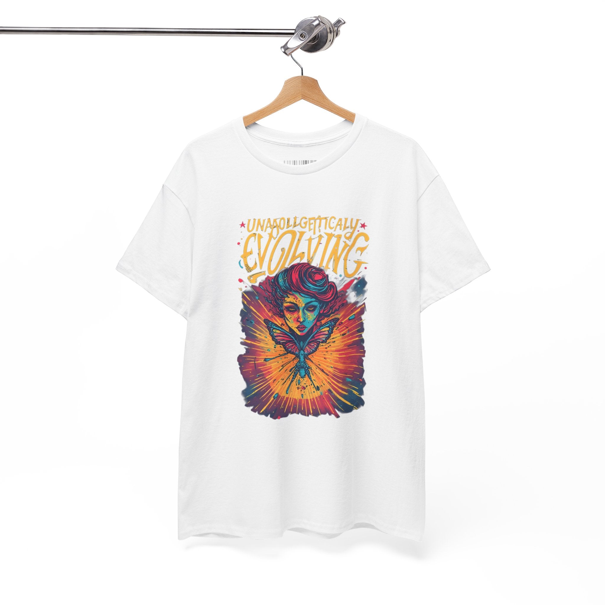 Evolving Alien Graphic Tee — "Unnaturally Evolving" Sci‑Fi Art T-Shirt