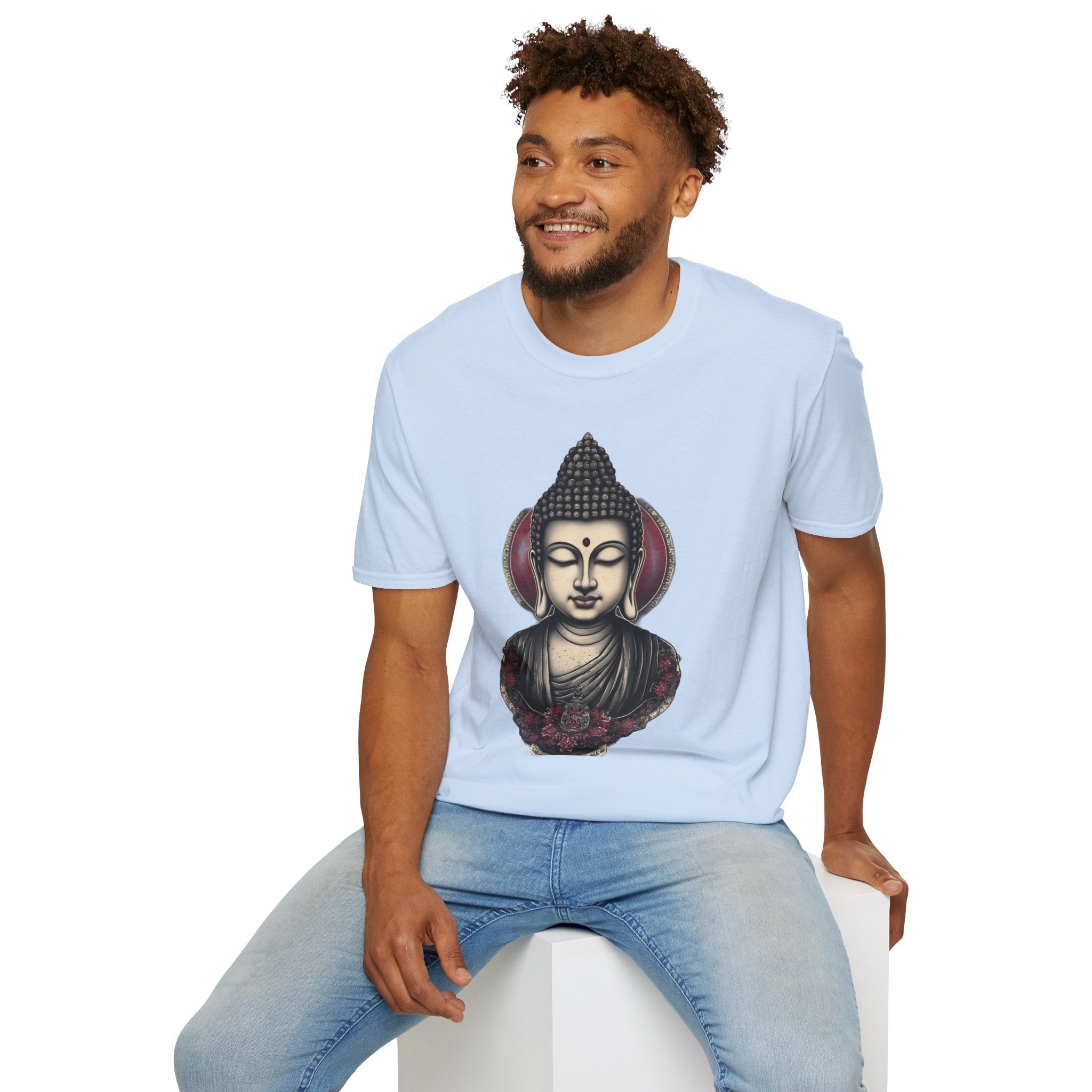 Buddha Portrait T-Shirt — Zen Meditation Graphic Tee