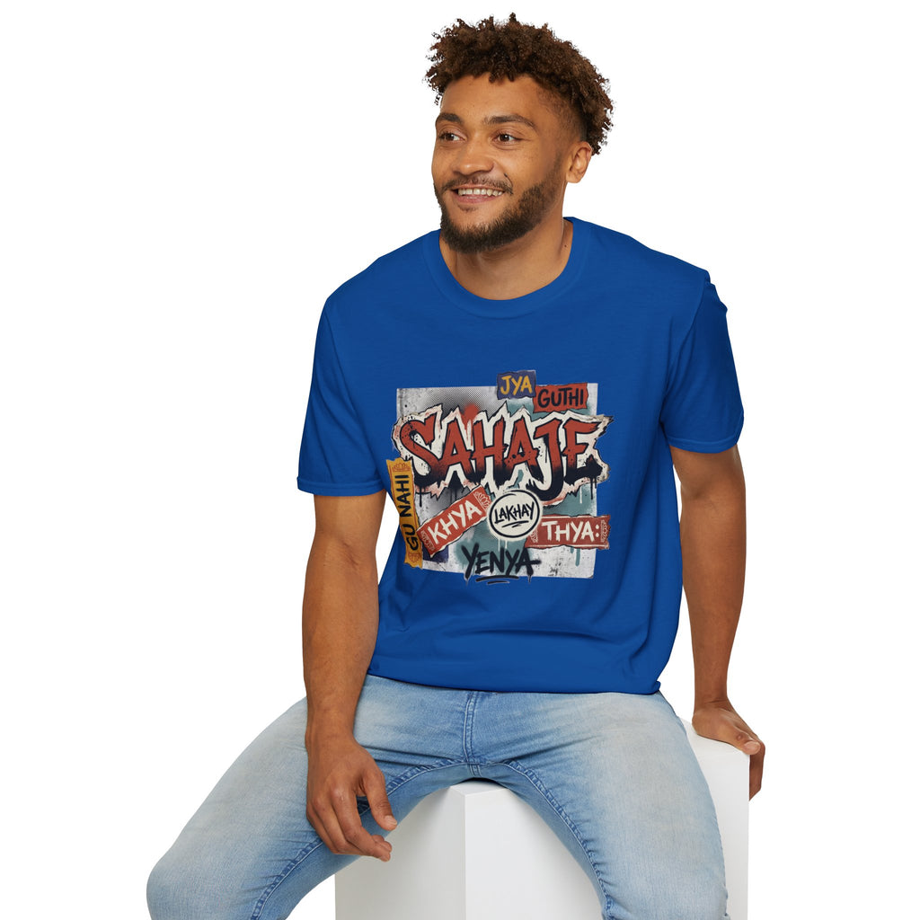 T-Shirt , Sahaje brand's Streetwear , local craftmanship - Perfect gift for Men and Women