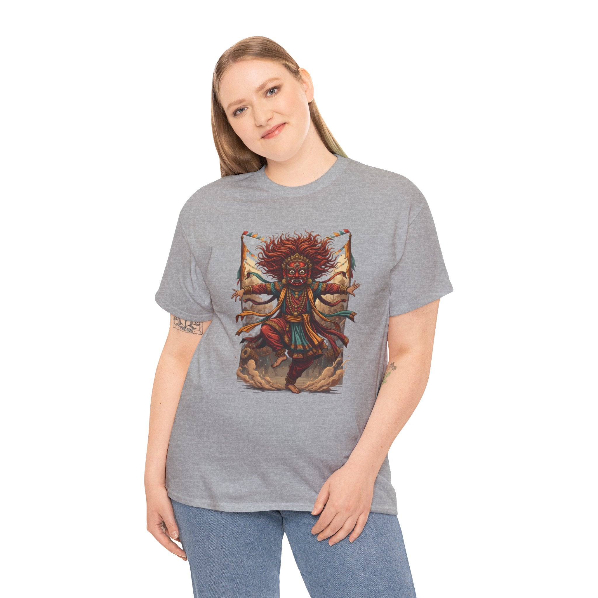 T-Shirt — Tribal Dancer Graphic Tee (Native Spirit Warrior Art)