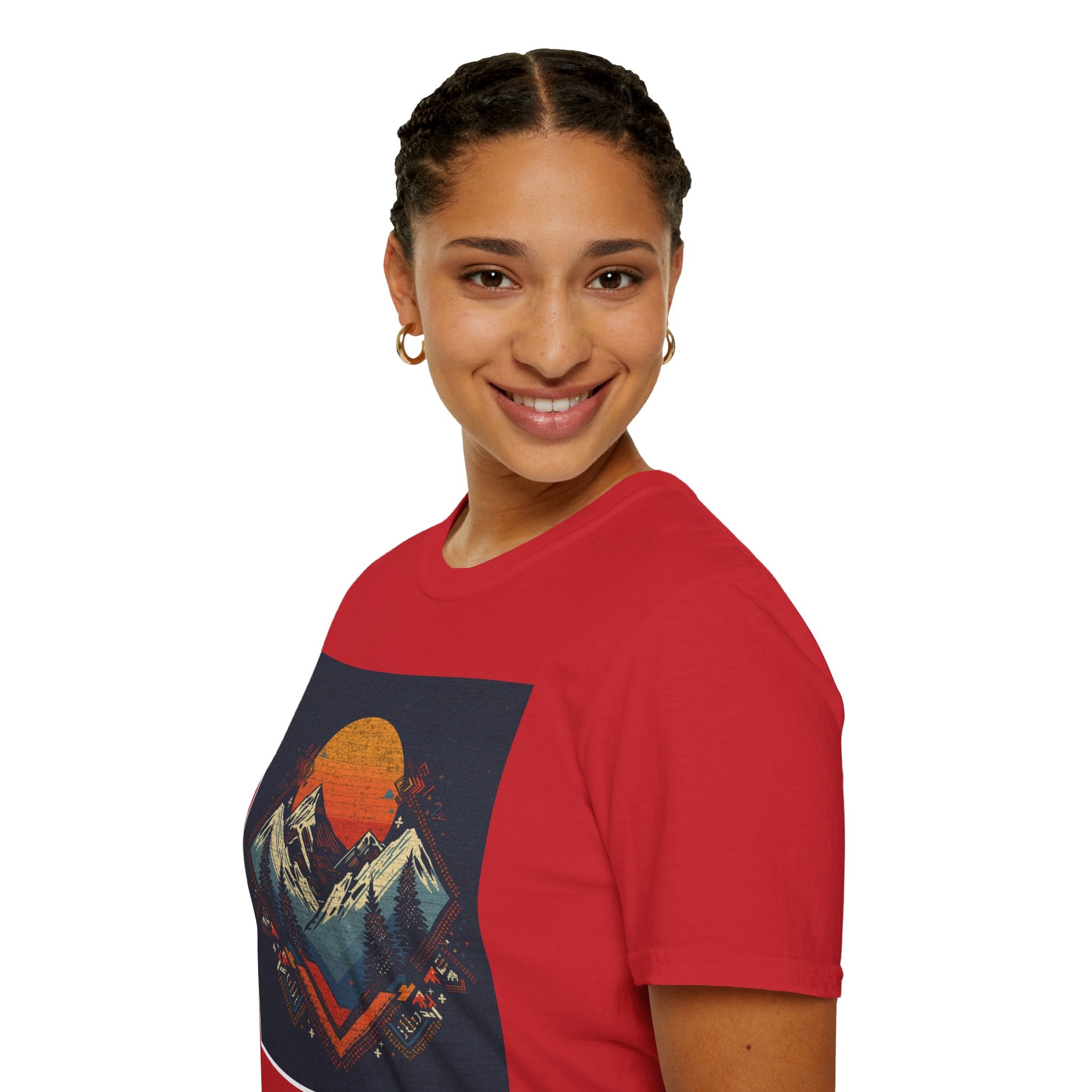Retro Mountain Sunset T-Shirt
