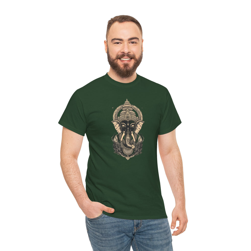 Elephant Mandala T‑Shirt — Spiritual Ganesha-Inspired Graphic Tee
