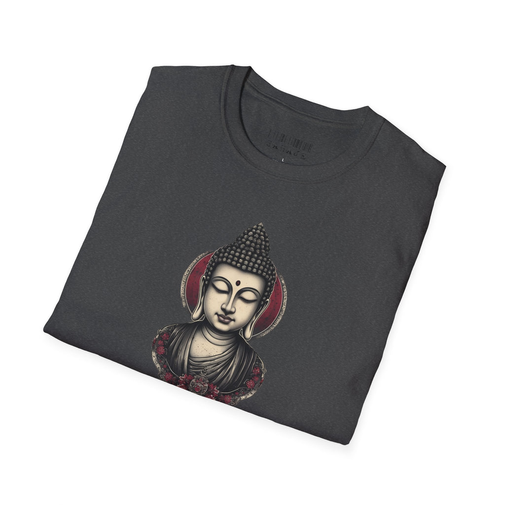 Buddha Portrait Tee — Zen Meditation Graphic T-Shirt
