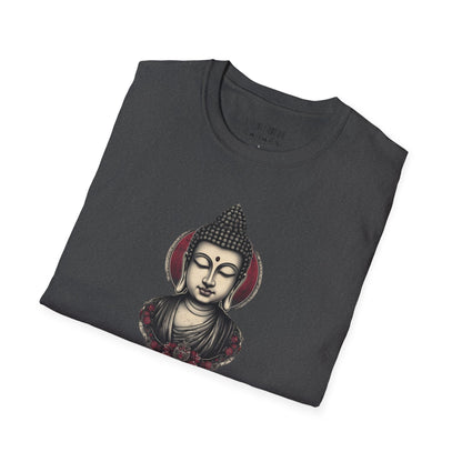 Buddha Portrait Tee — Zen Meditation Graphic T-Shirt