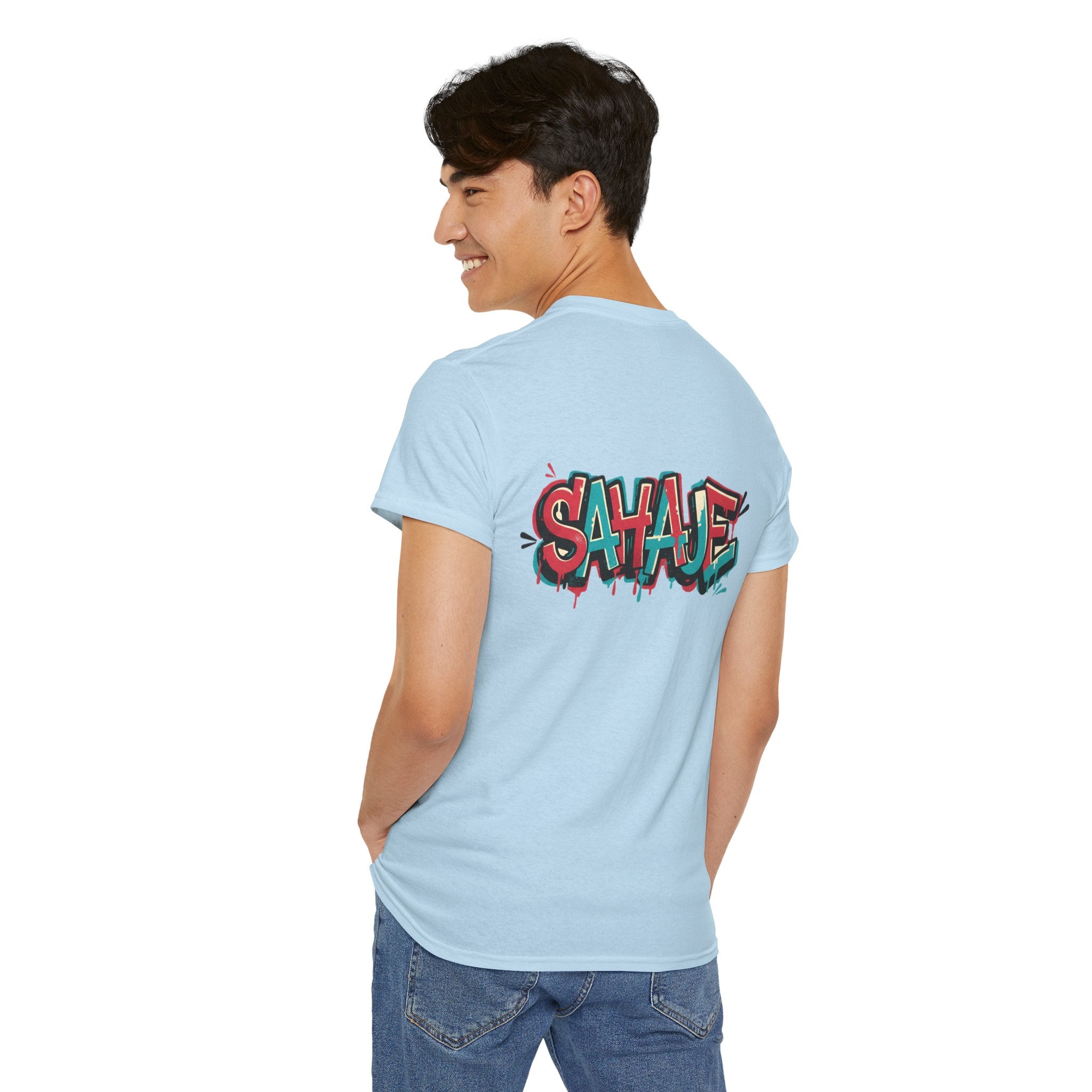 Graffiti "SAVAJE" Tee - Urban Streetwear Graphic T-Shirt